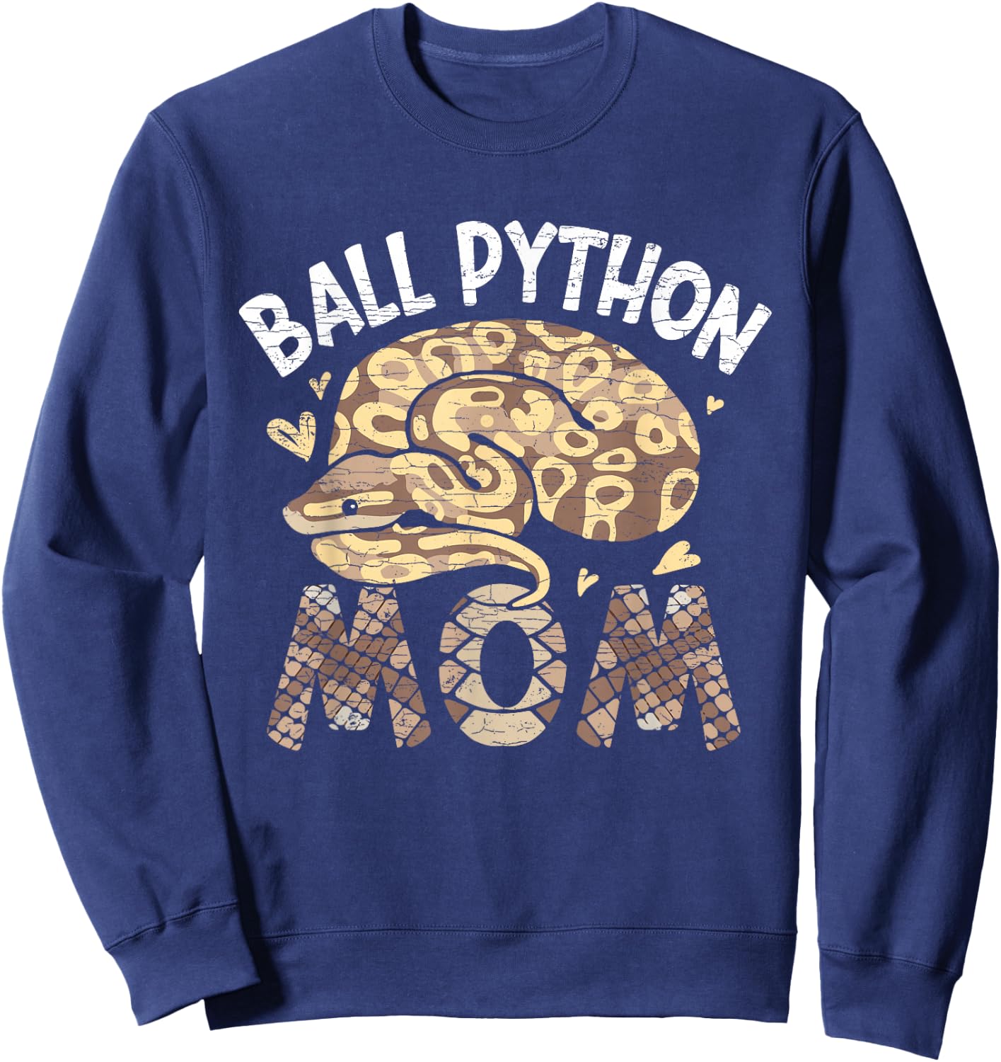 Ball Python Mom Sweatshirt - Sweatshirt | Navy