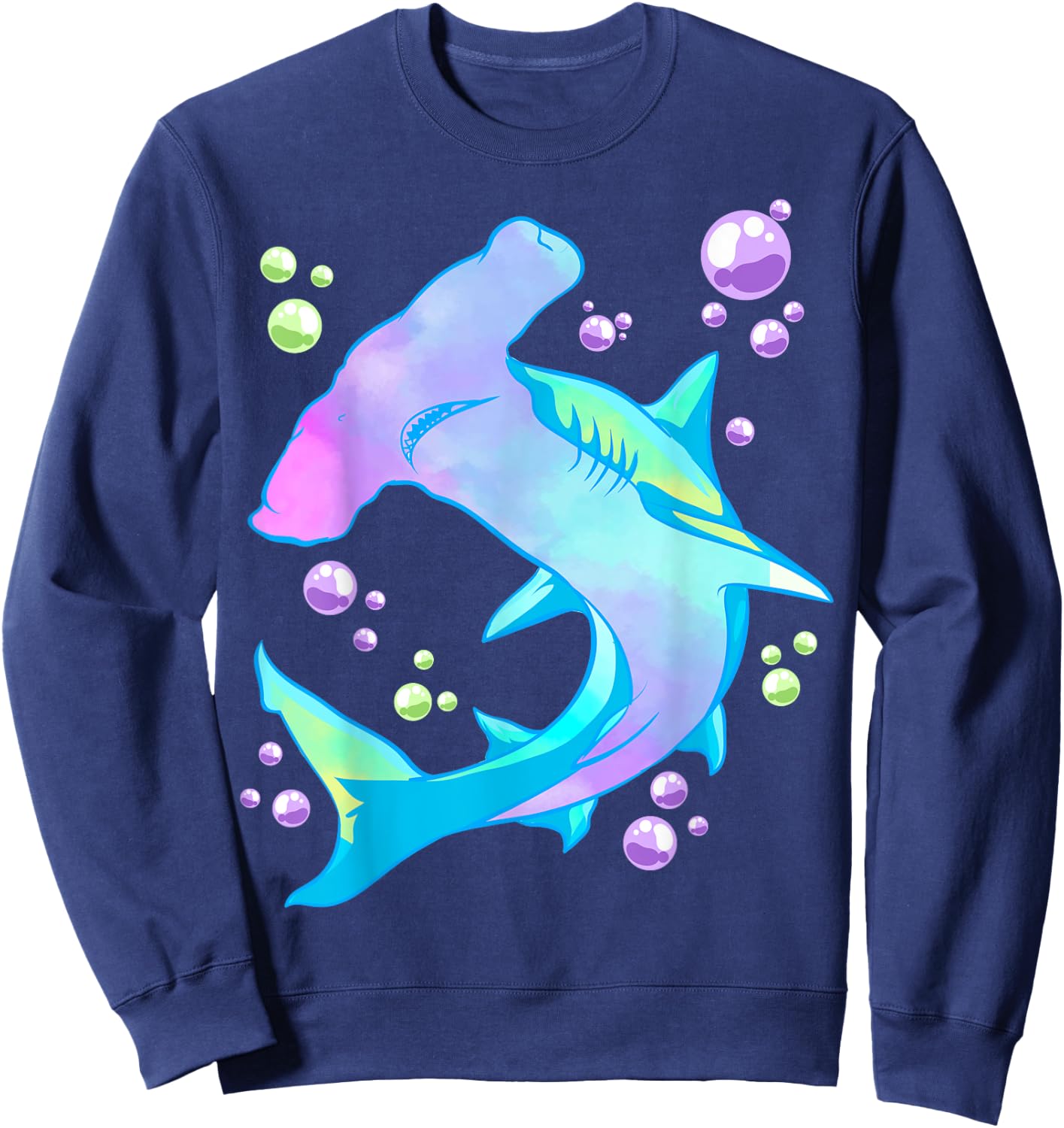 Hammerhead Shark Marine Life Gift Girls and Women Sweatshirt - Sweatshirt | Navy