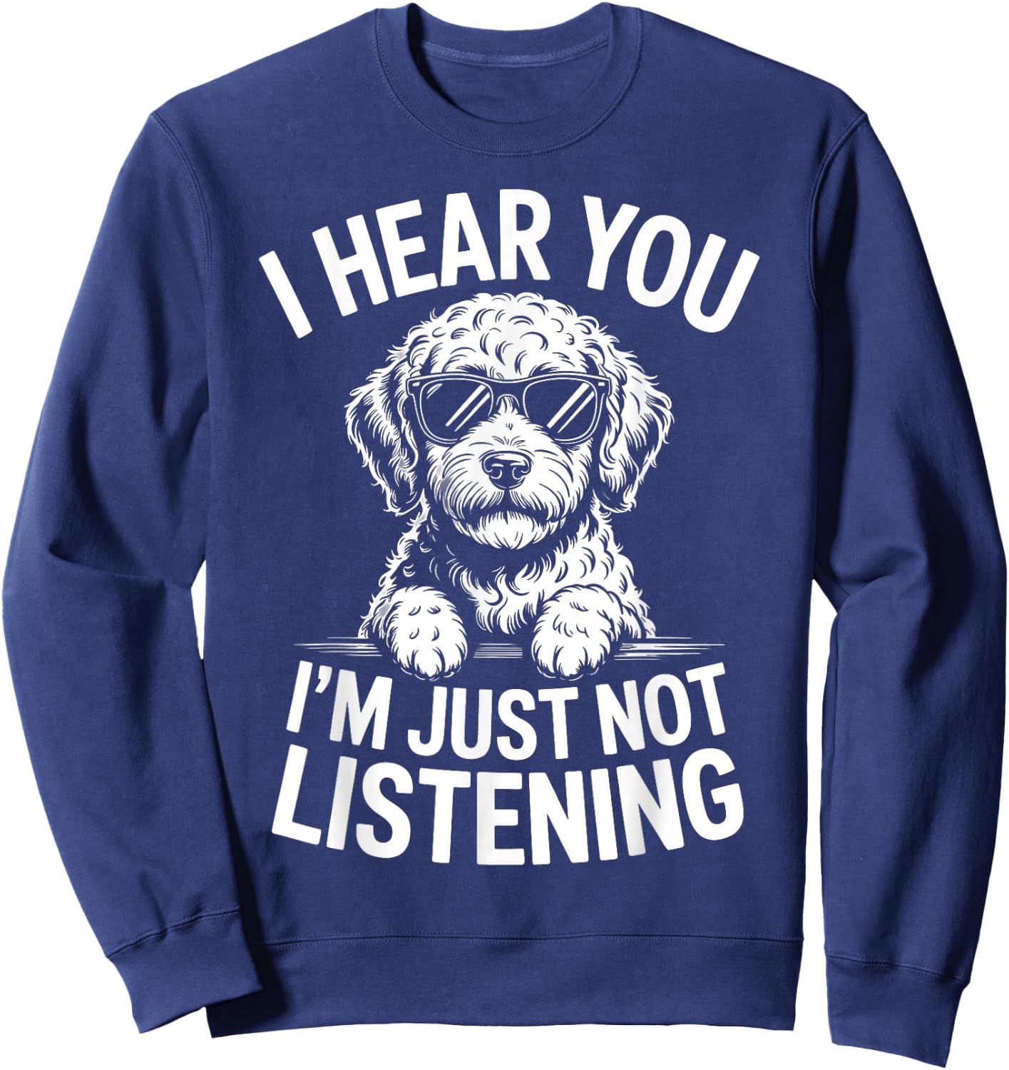Labradoodle Lustiger Labradoodle Sweatshirt - Sweatshirt | Navy