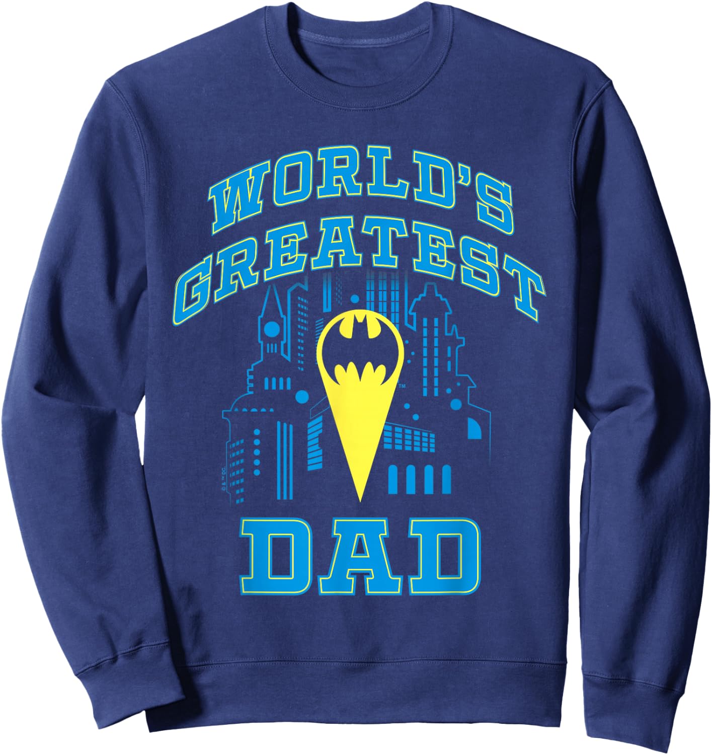Batman Father's Day World's Greatest Dad Sweatshirt - Sweatshirt | Navy
