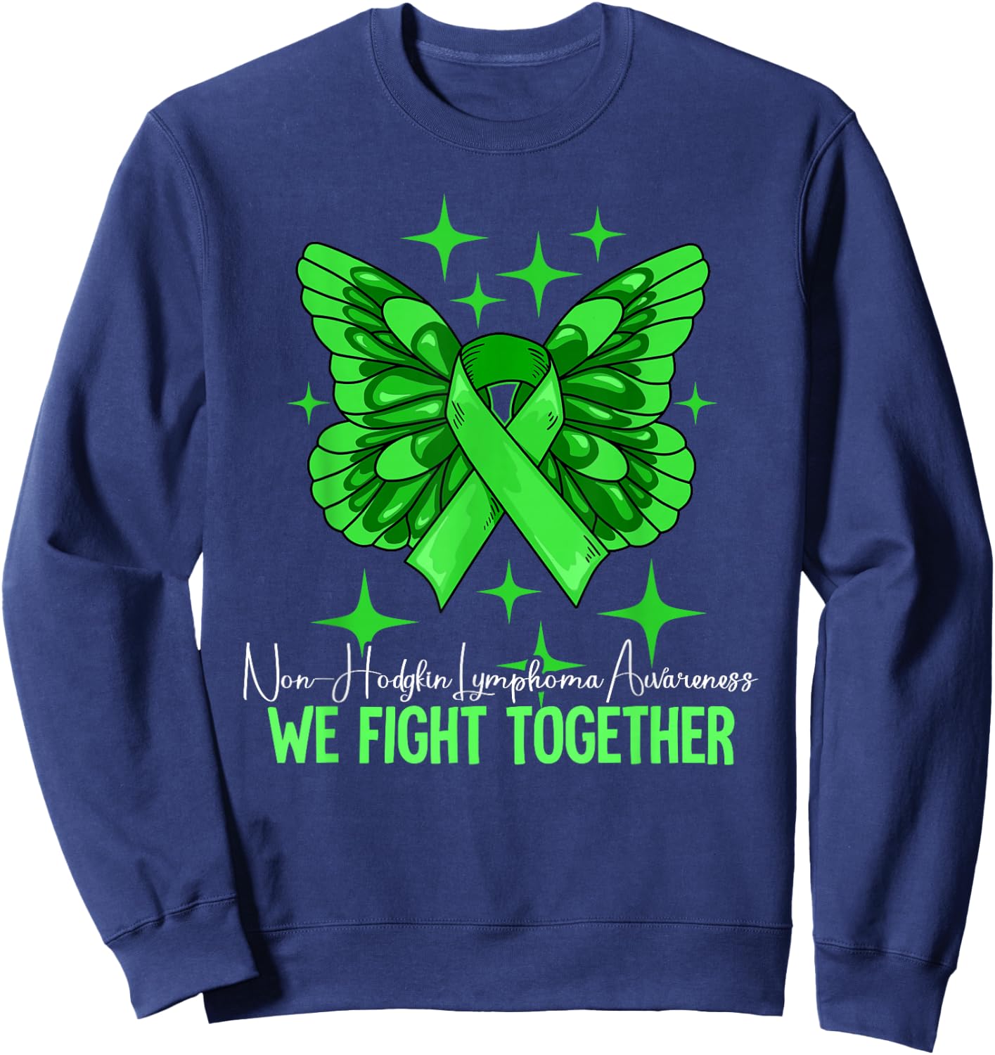 Non-Hodgkins Lymphoma Awareness Sweatshirt - Sweatshirt | Navy