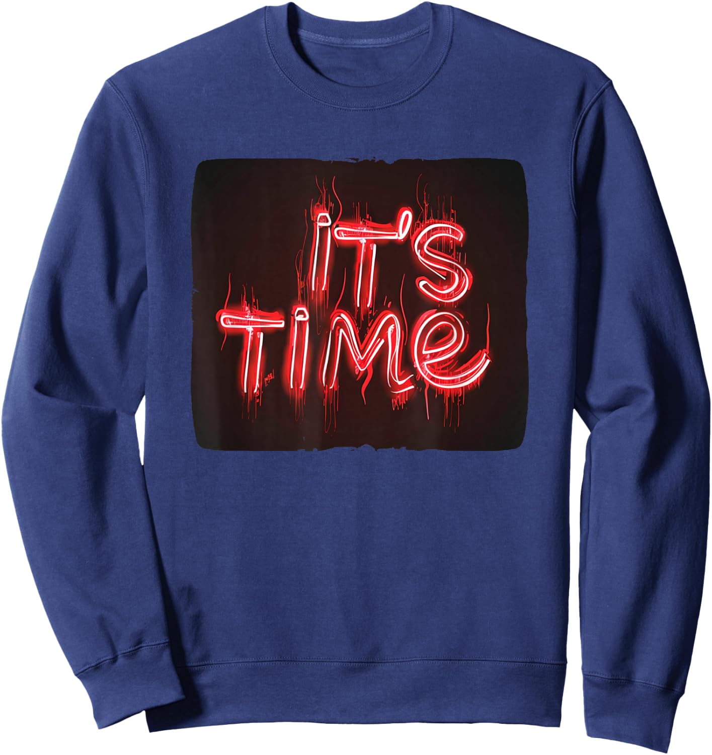 Fun It's Time Costume for All Ages Sweatshirt - Sweatshirt | Navy