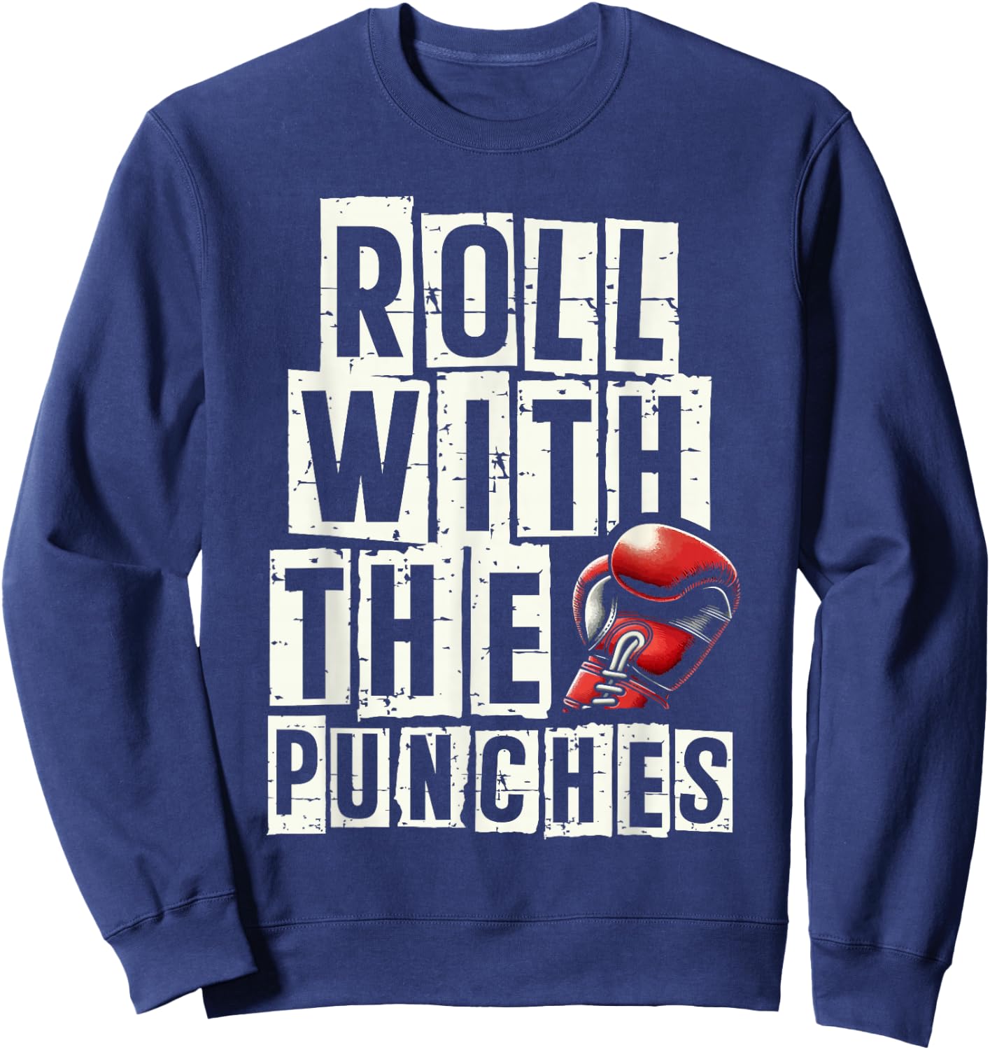 Boxing Day Love Boxing Training Coach Fighter Sweatshirt - Sweatshirt | Navy