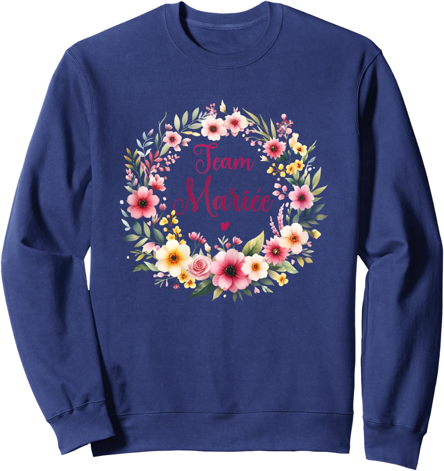 Evjf Team Bride Evjf Team Bridal Team Bride Evjf , white Sweatshirt - Sweatshirt | Navy
