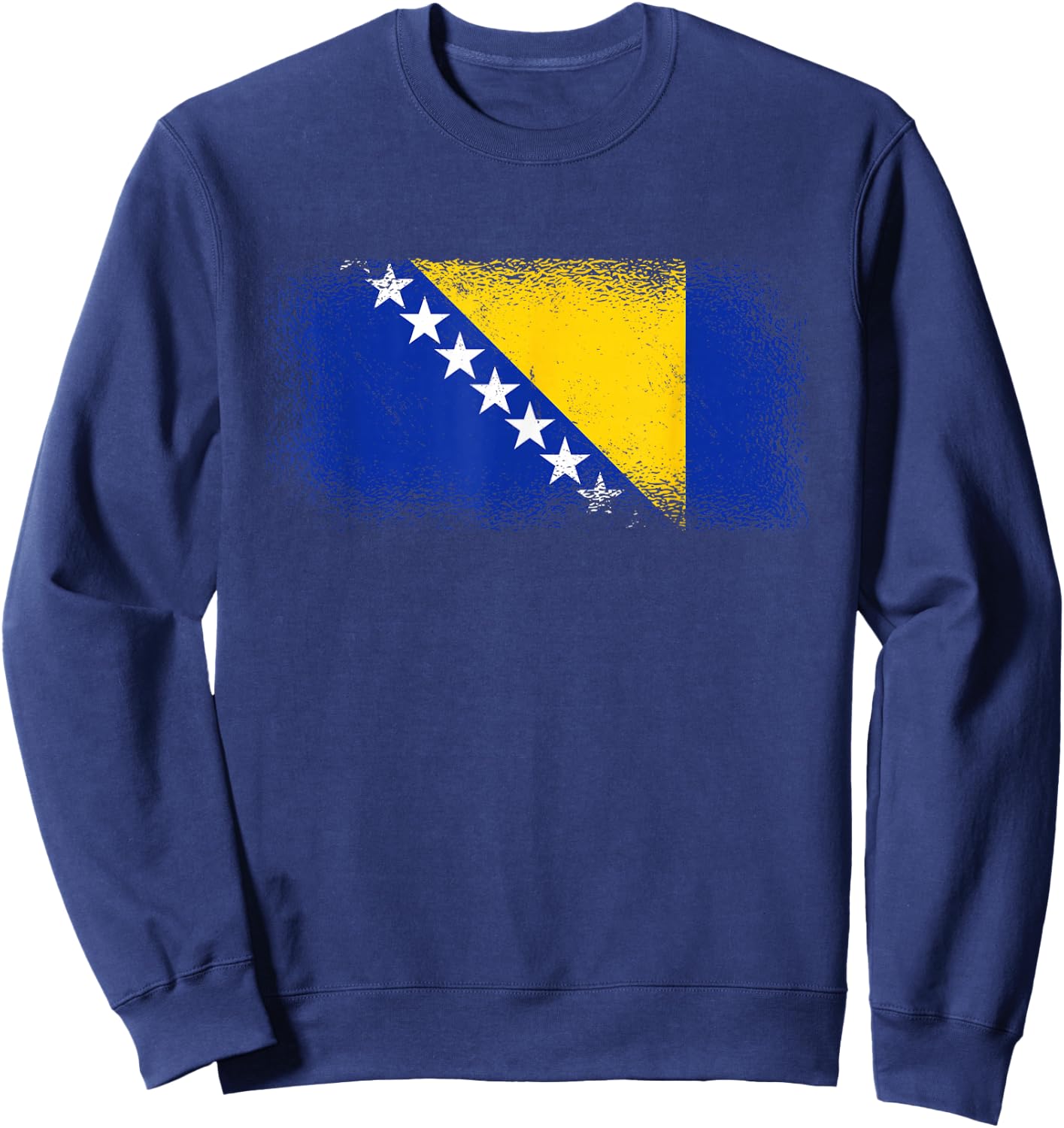 Bosnische Flagge Bosnien und Herzegowina Sweatshirt - Sweatshirt | Navy