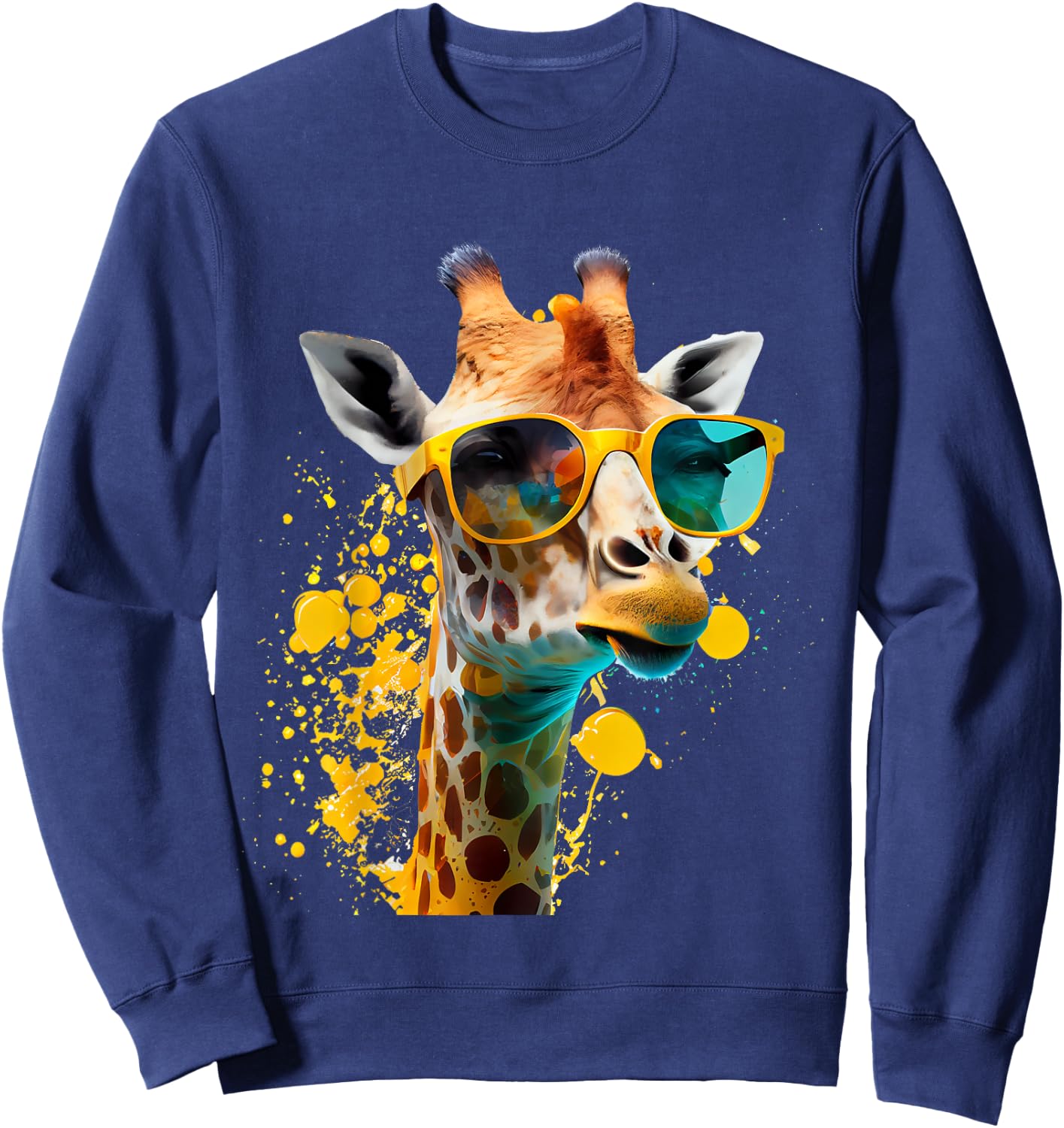 Giraffe Sweatshirt - Sweatshirt | Navy