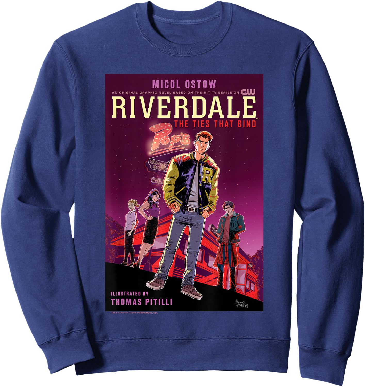 Archie Comics Riverdale The Ties that Bind Halloween Sweatshirt - Sweatshirt | Navy