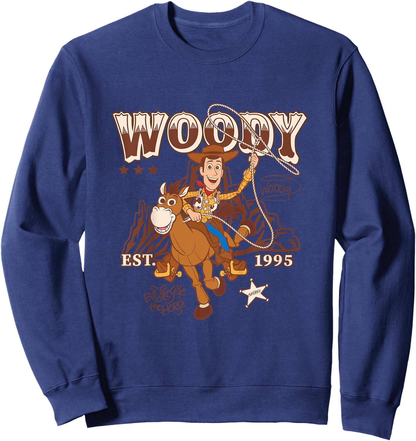 Kinder Toy Story Woody Cowboy Sweatshirt - Sweatshirt | Navy