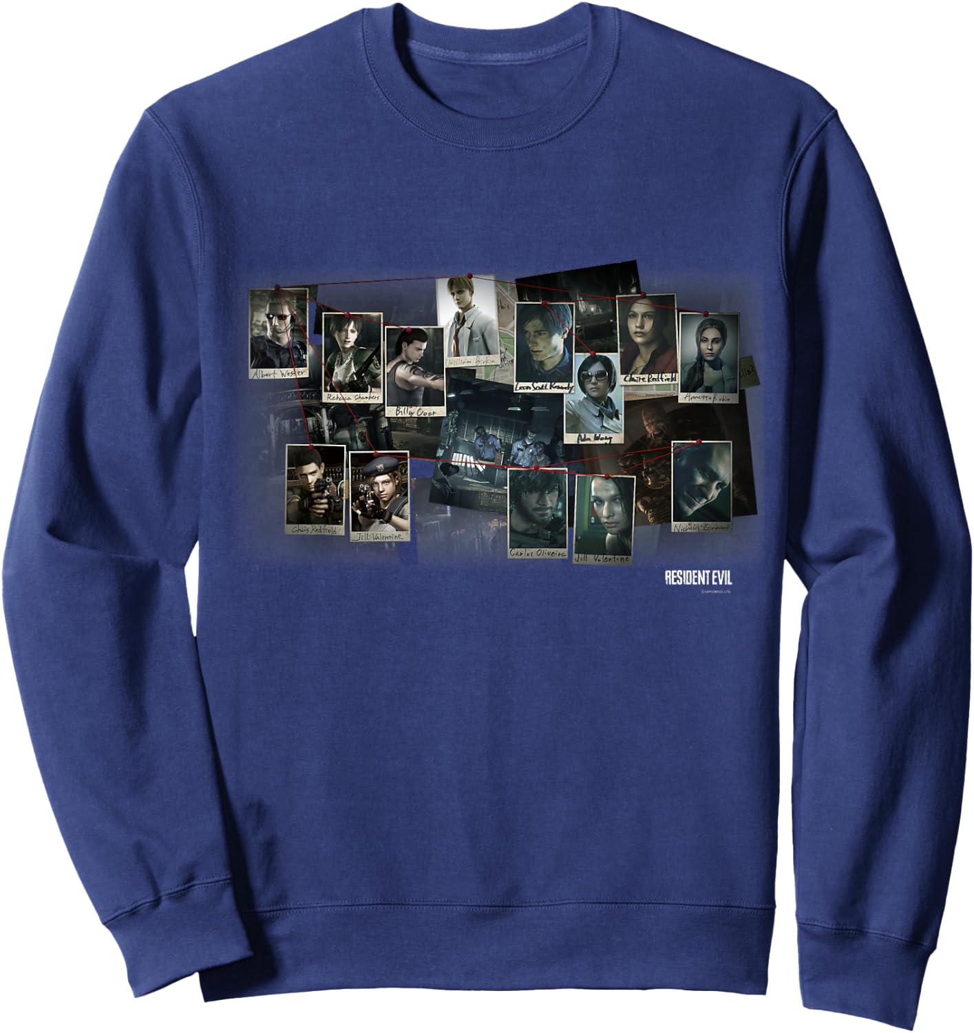 Resident Evil 1,2,3 Sweatshirt - Sweatshirt | Navy