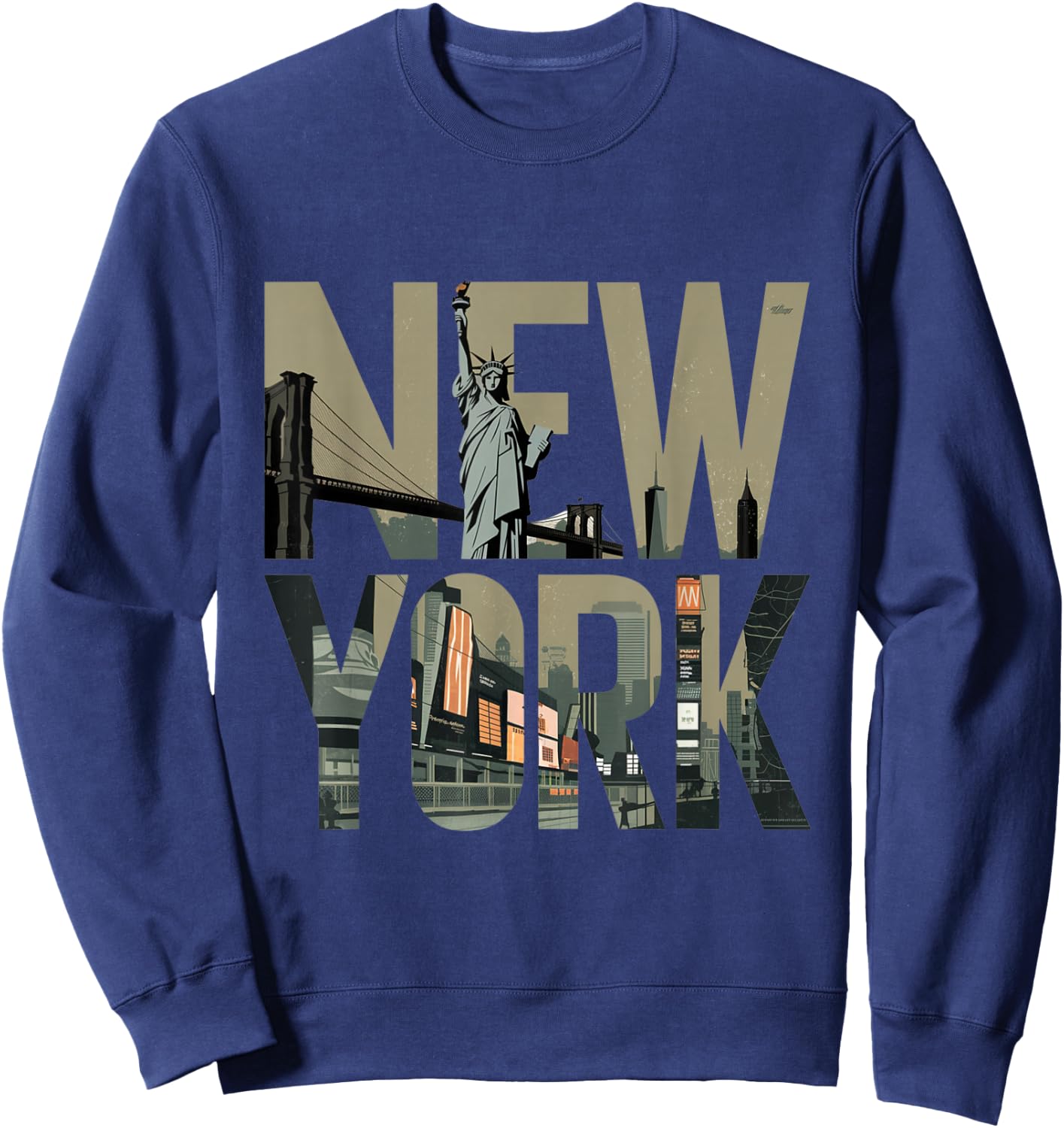 New York Freiheitsstatue Sweatshirt - Sweatshirt | Navy