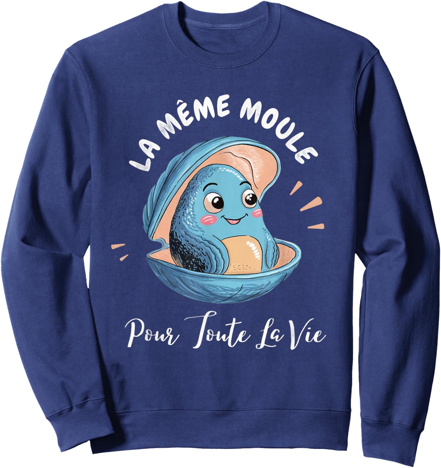Boy Funeral Life The Same Mould For The Whole Life , Black, S Sweatshirt - Sweatshirt | Navy