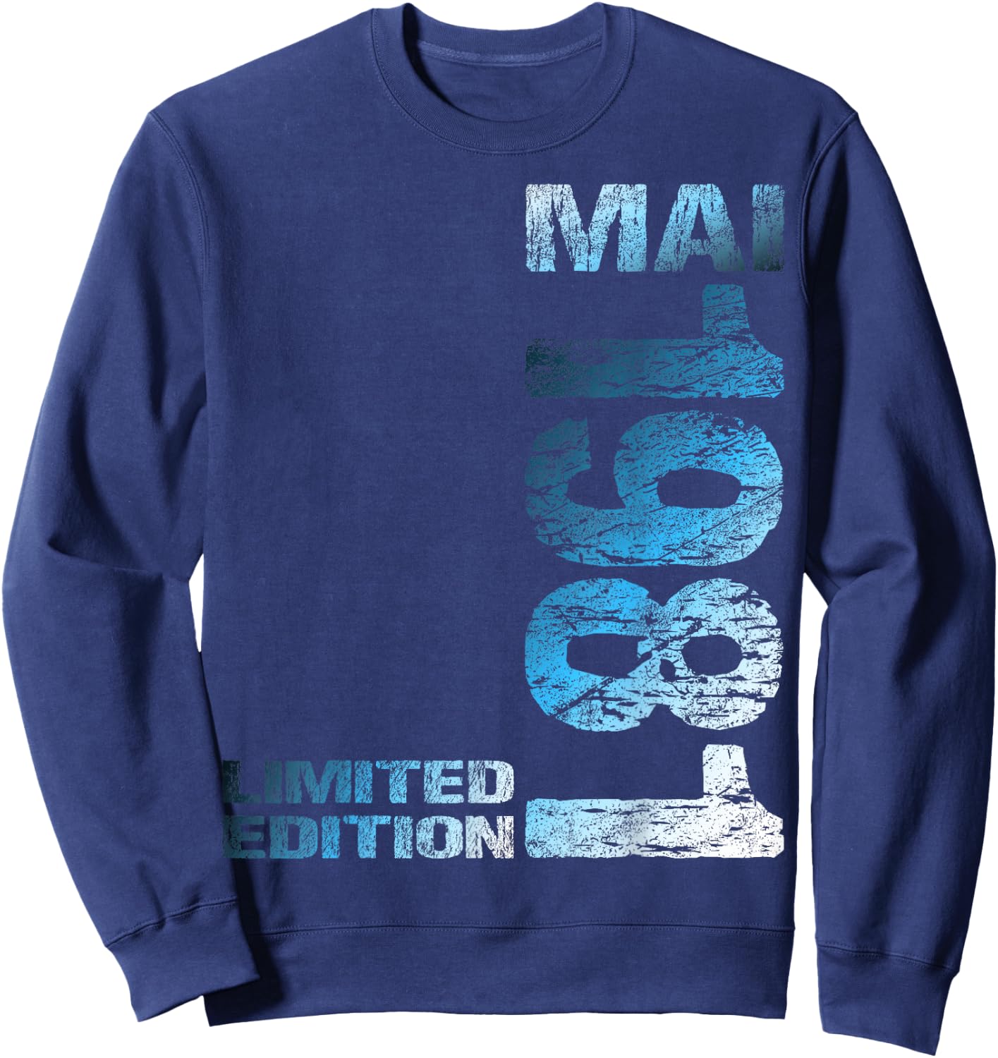 Limited Edition Mai 1981 Mann Frau 45. Geburtstag Sweatshirt - Sweatshirt | Navy