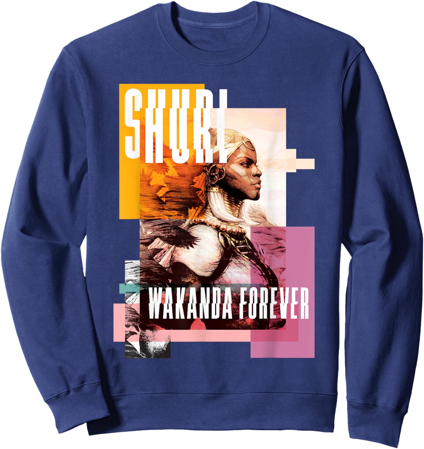 Marvel Shuri Wakanda Forever Sweatshirt - Sweatshirt | Navy
