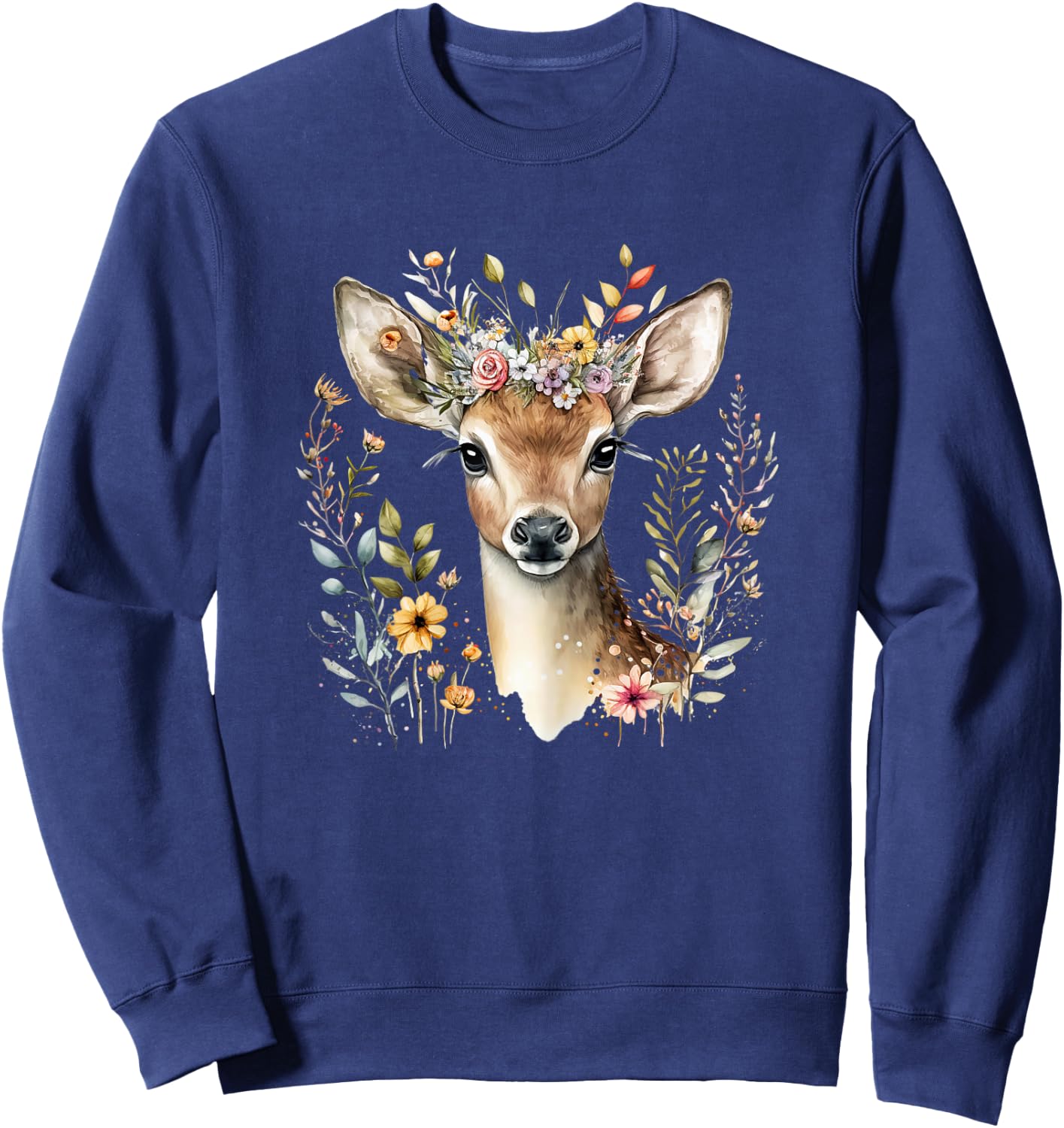 Deer, Deer, Deer Costume, Ladies, Deer Costume, Girls, Costume , black Sweatshirt - Sweatshirt | Navy