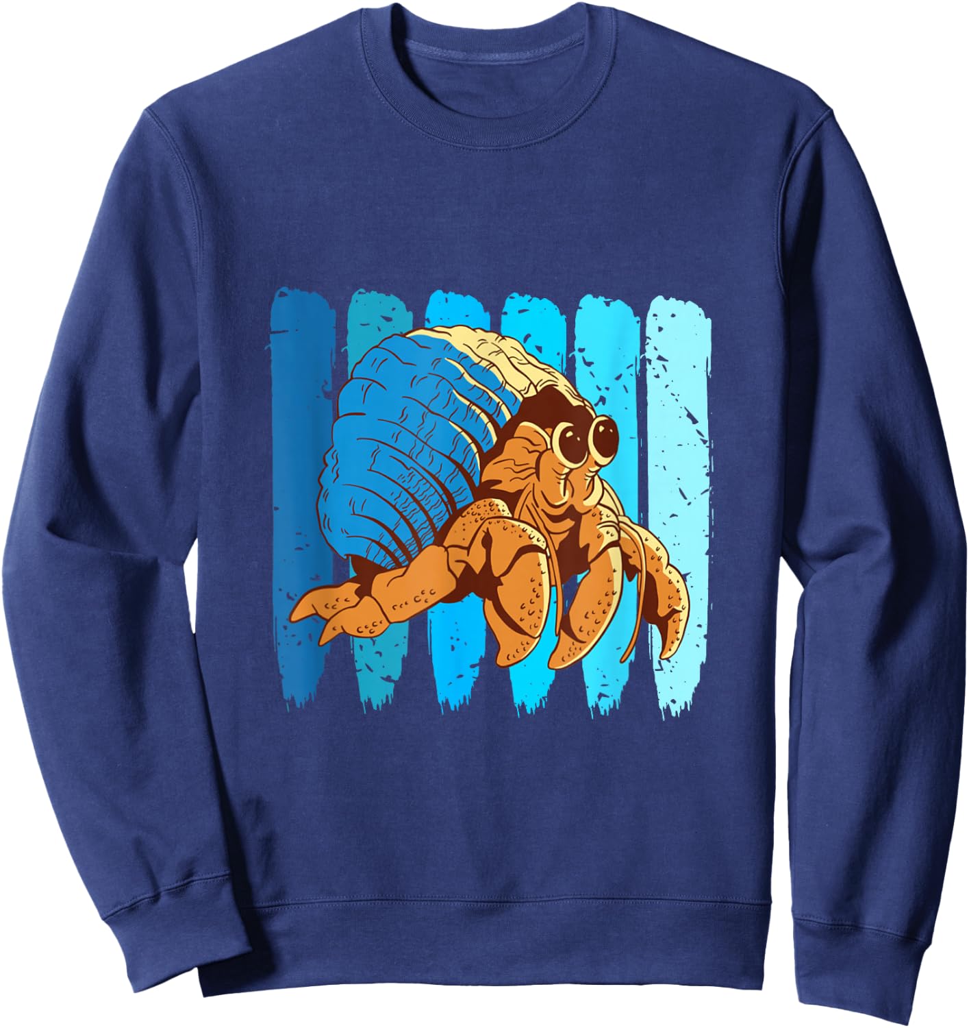 Hermit Crab Sea Animals Retro Crabs Hermit Crab Lover Sweatshirt - Sweatshirt | Navy