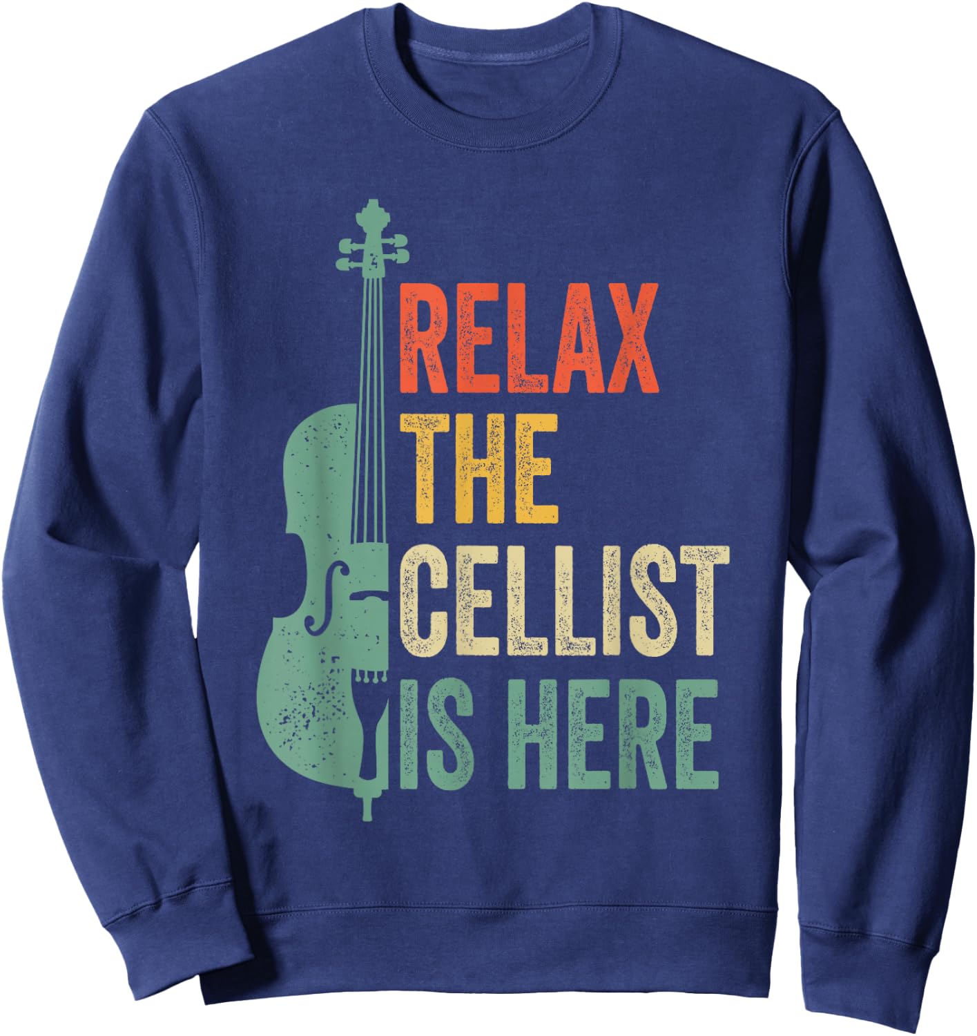 Violoncello Orchester Cello Musiker Klassische Musik Cellist Sweatshirt - Sweatshirt | Navy
