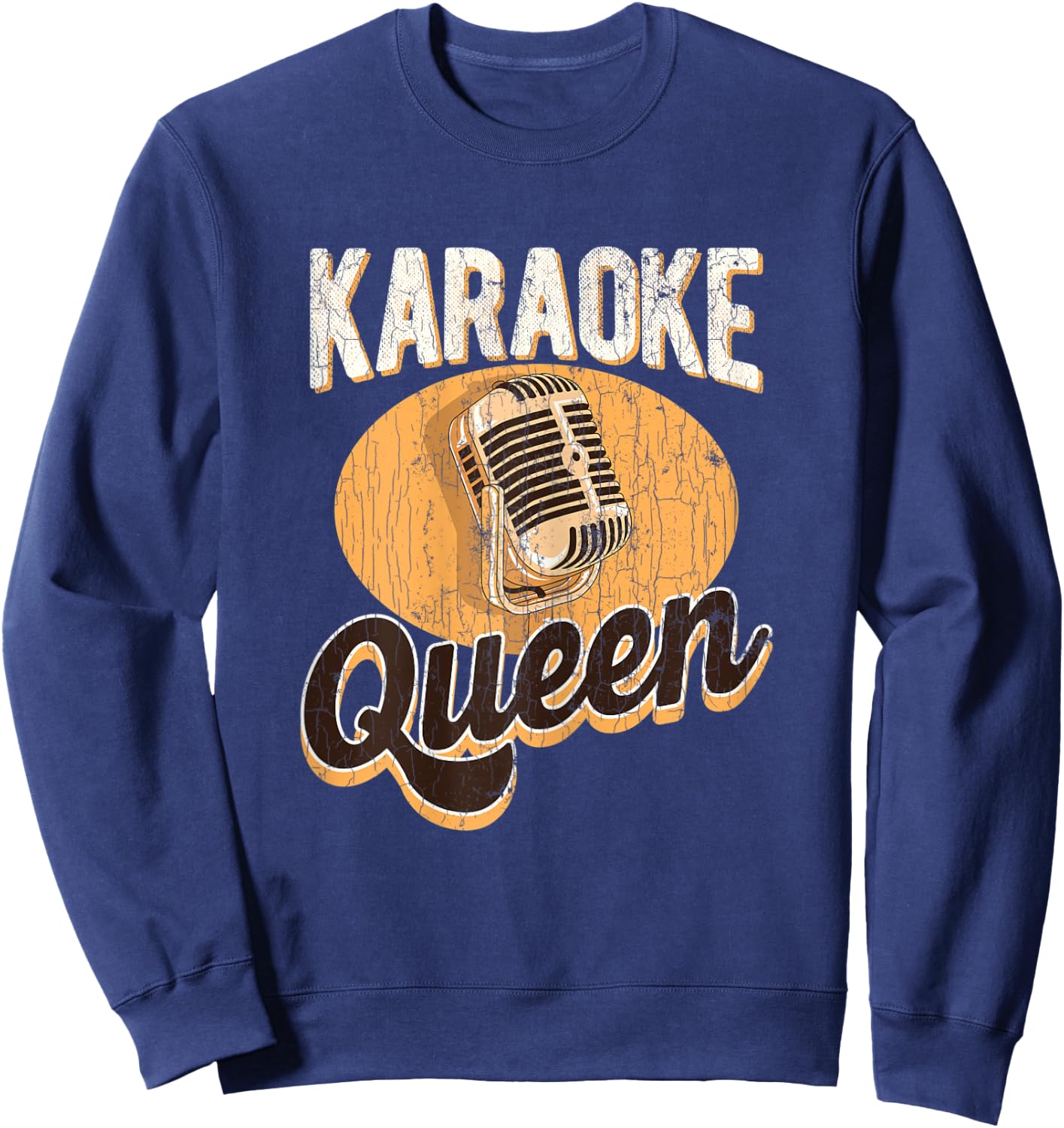 Karaoke Apparel Gift Karaoke Queen Gifts Sweatshirt - Sweatshirt | Navy