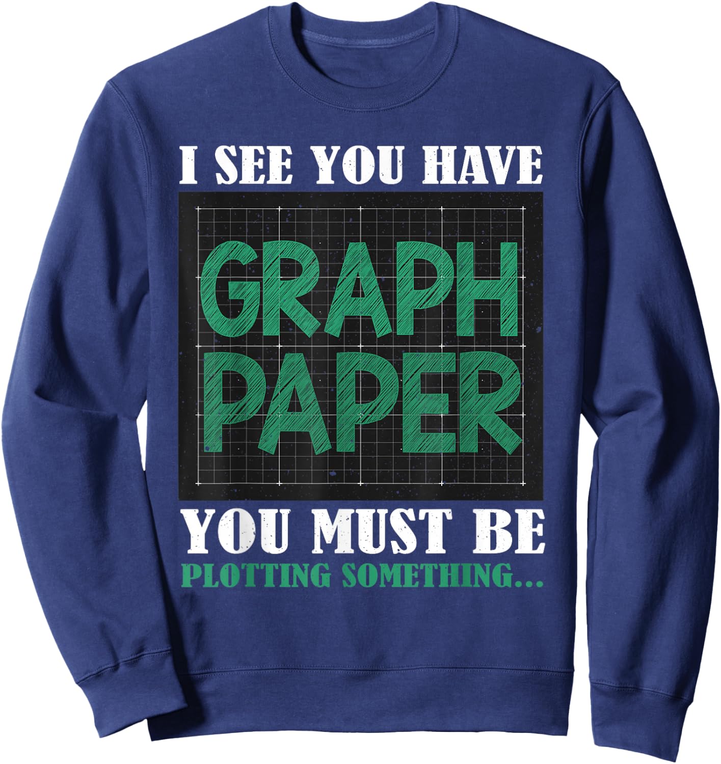 Funny Math Art Women Mathematics Teacher Student Sweatshirt - Sweatshirt | Navy