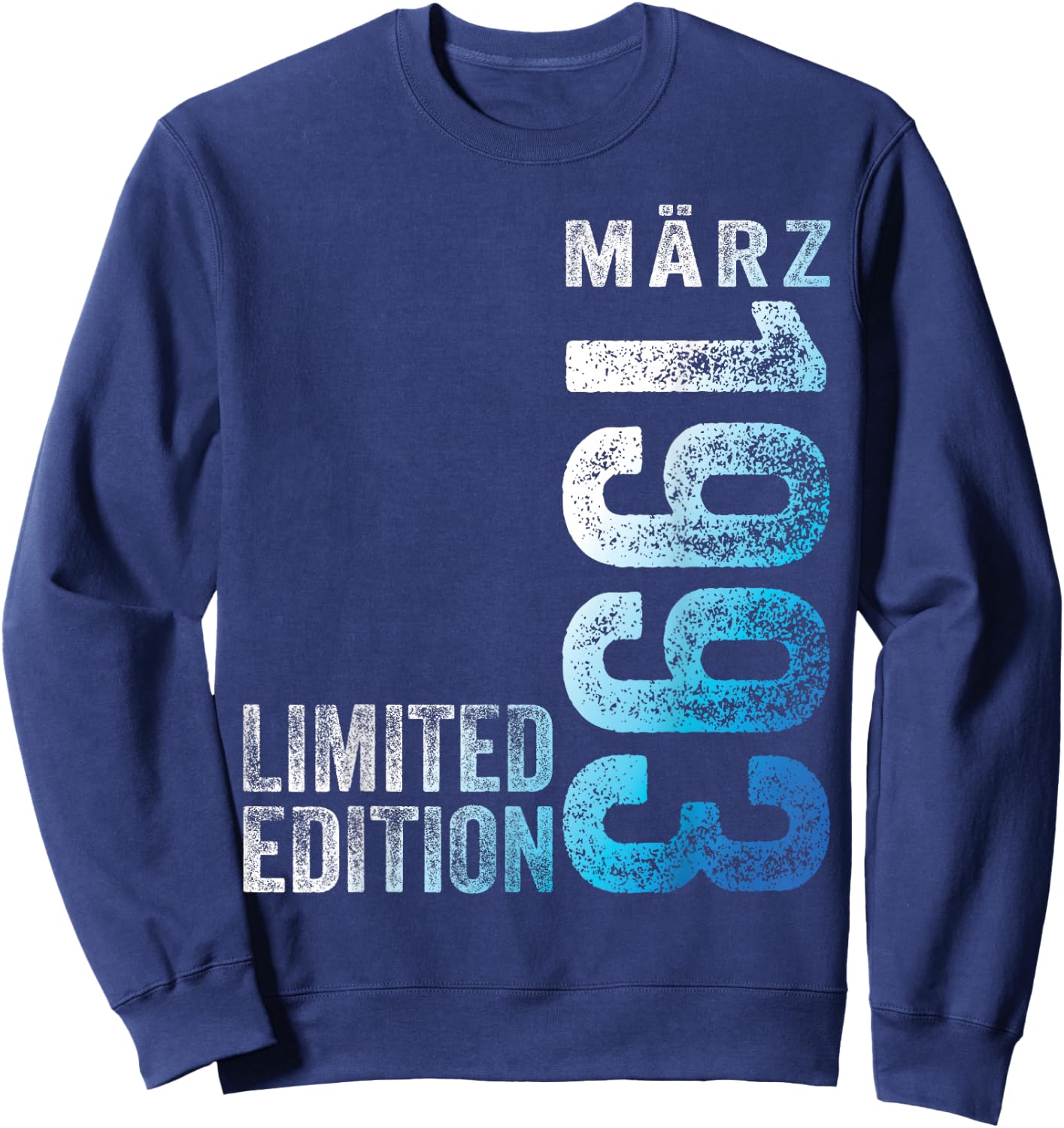 30th Birthday Man 30 Years Limited Edition March 1993 , black Sweatshirt - Sweatshirt | Navy