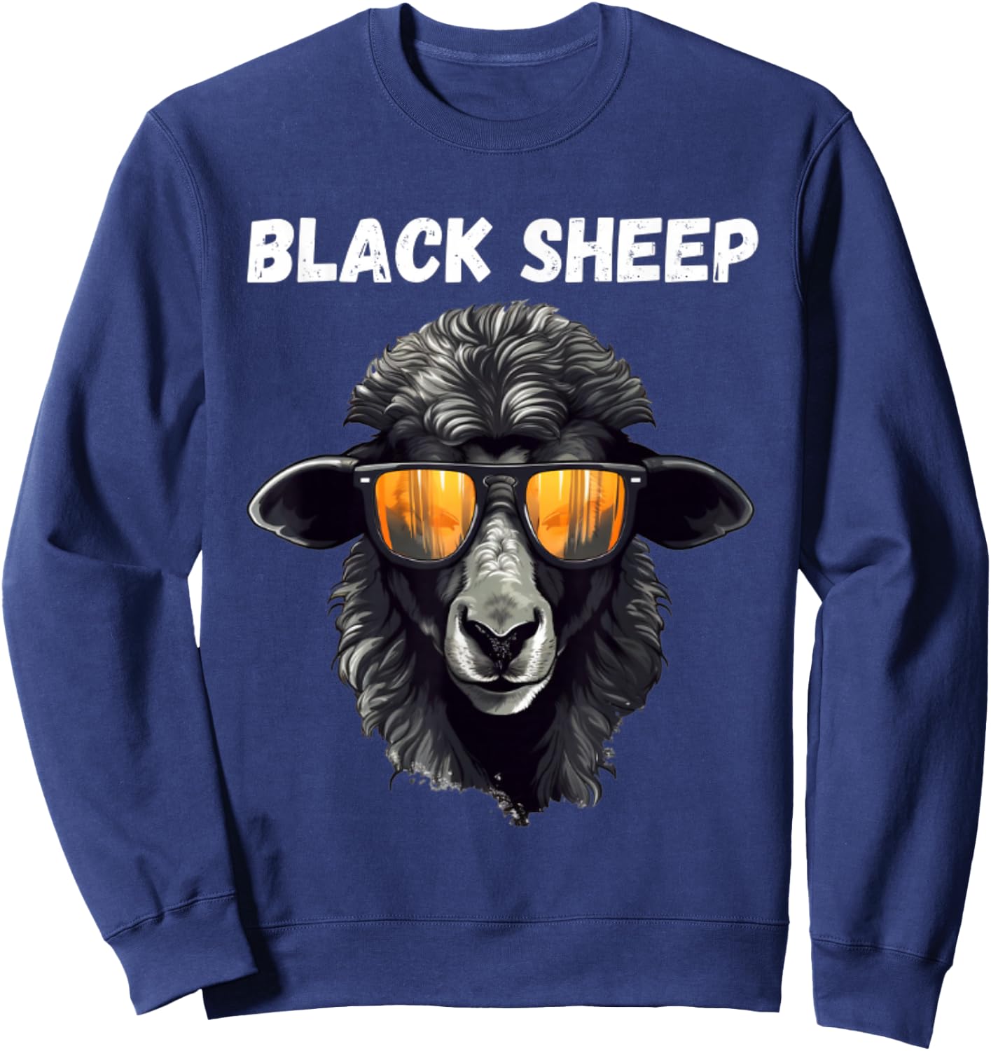 Black Sheep Squad - Outcast Black Sheep In Family Sweatshirt - Sweatshirt | Navy