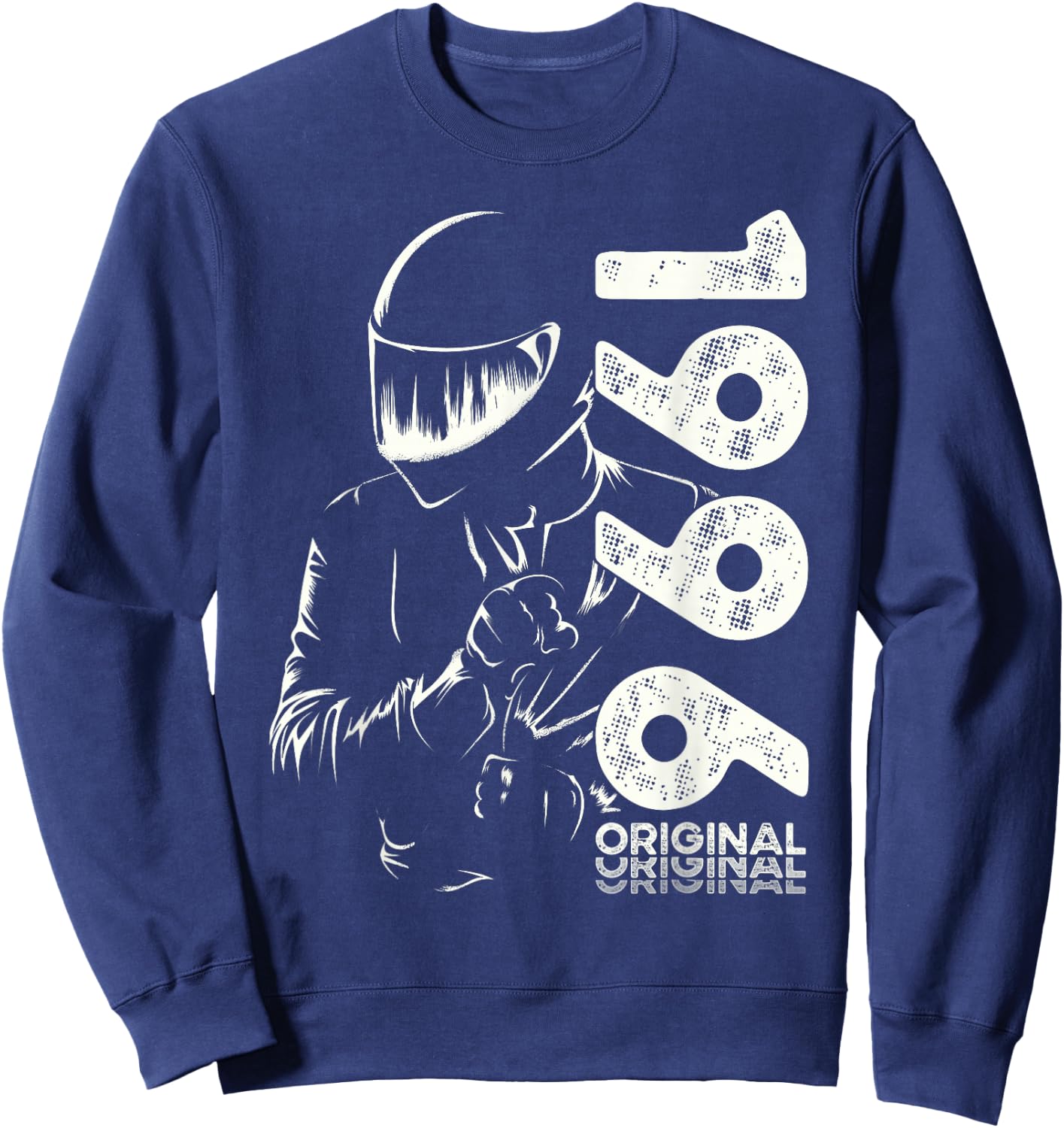 30. Geburtstag Mann Motorrad Motorradfahrer Biker 1996 Sweatshirt - Sweatshirt | Navy