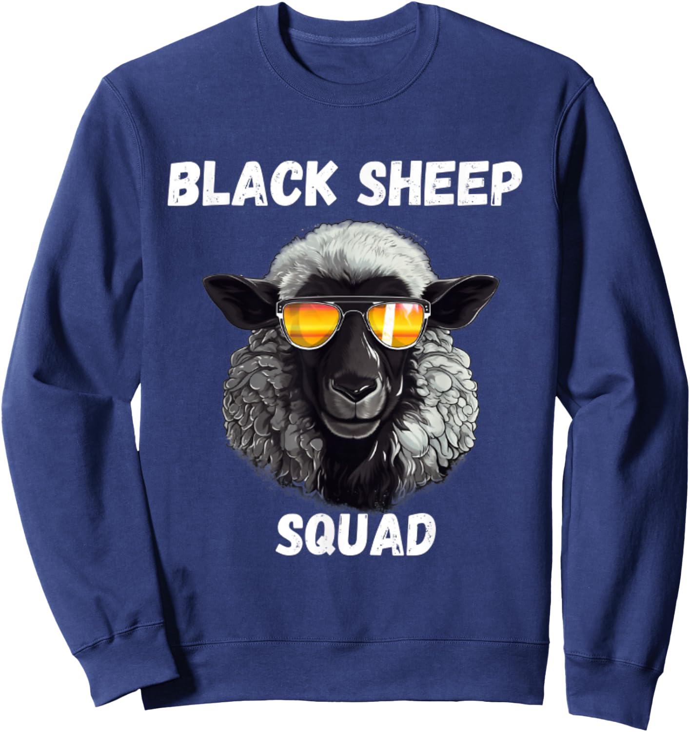 Black Sheep Squad - Outcast Black Sheep in Family Sweatshirt - Sweatshirt | Navy