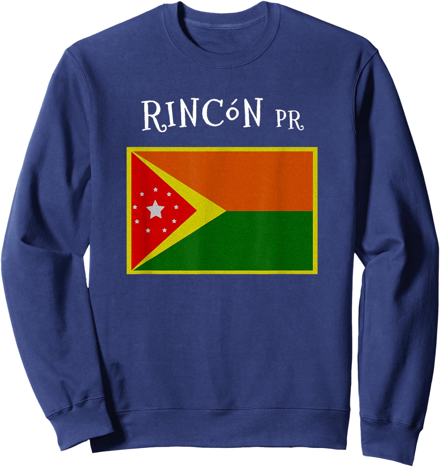 Rincon Puerto Rico Flag Sweatshirt - Sweatshirt | Navy
