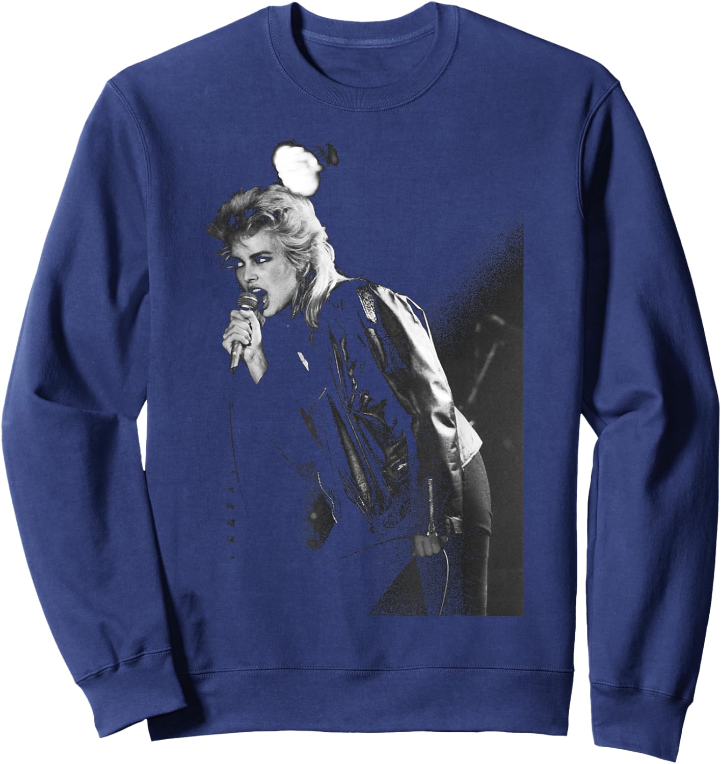 Kim Wilde Kids in America Singer Live On Tour 1982 Sweatshirt - Sweatshirt | Navy