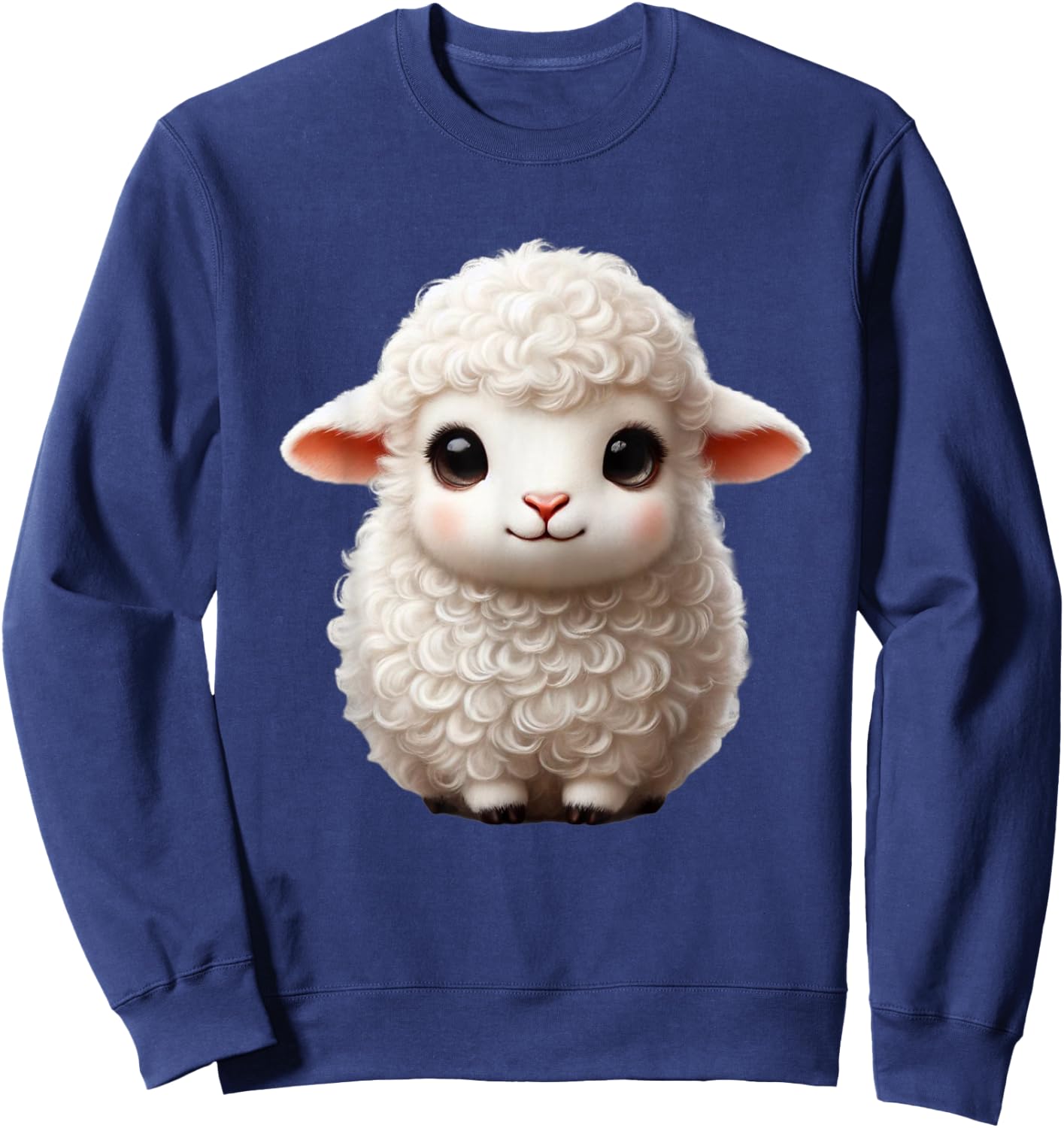 Sheep Farmer | Cute Cuddly Sheep | Funny Sheep Pun Sweatshirt - Sweatshirt | Navy