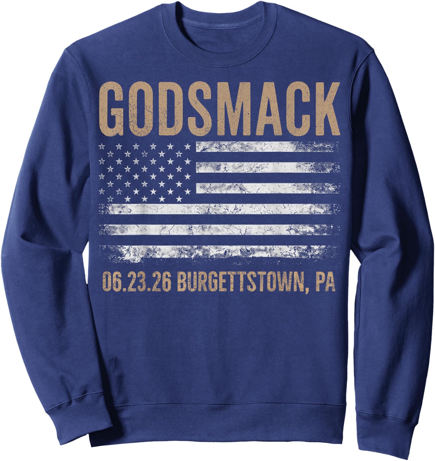Godsmack The Rise of Rock 2026 Burgettstown Sweatshirt - Sweatshirt | Navy