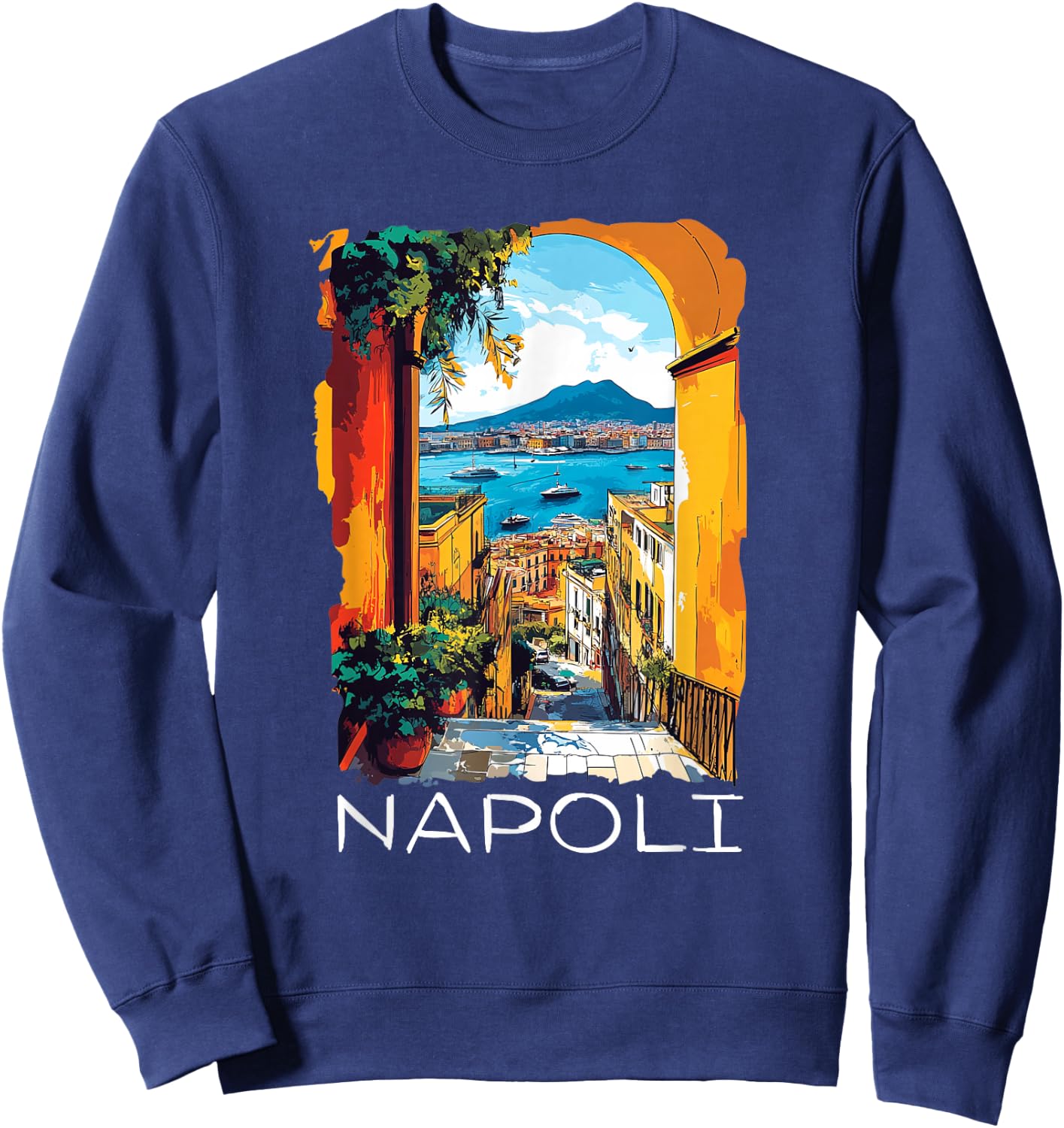 Napoli Italia / Naples Italy / Naples Sweatshirt - Sweatshirt | Navy