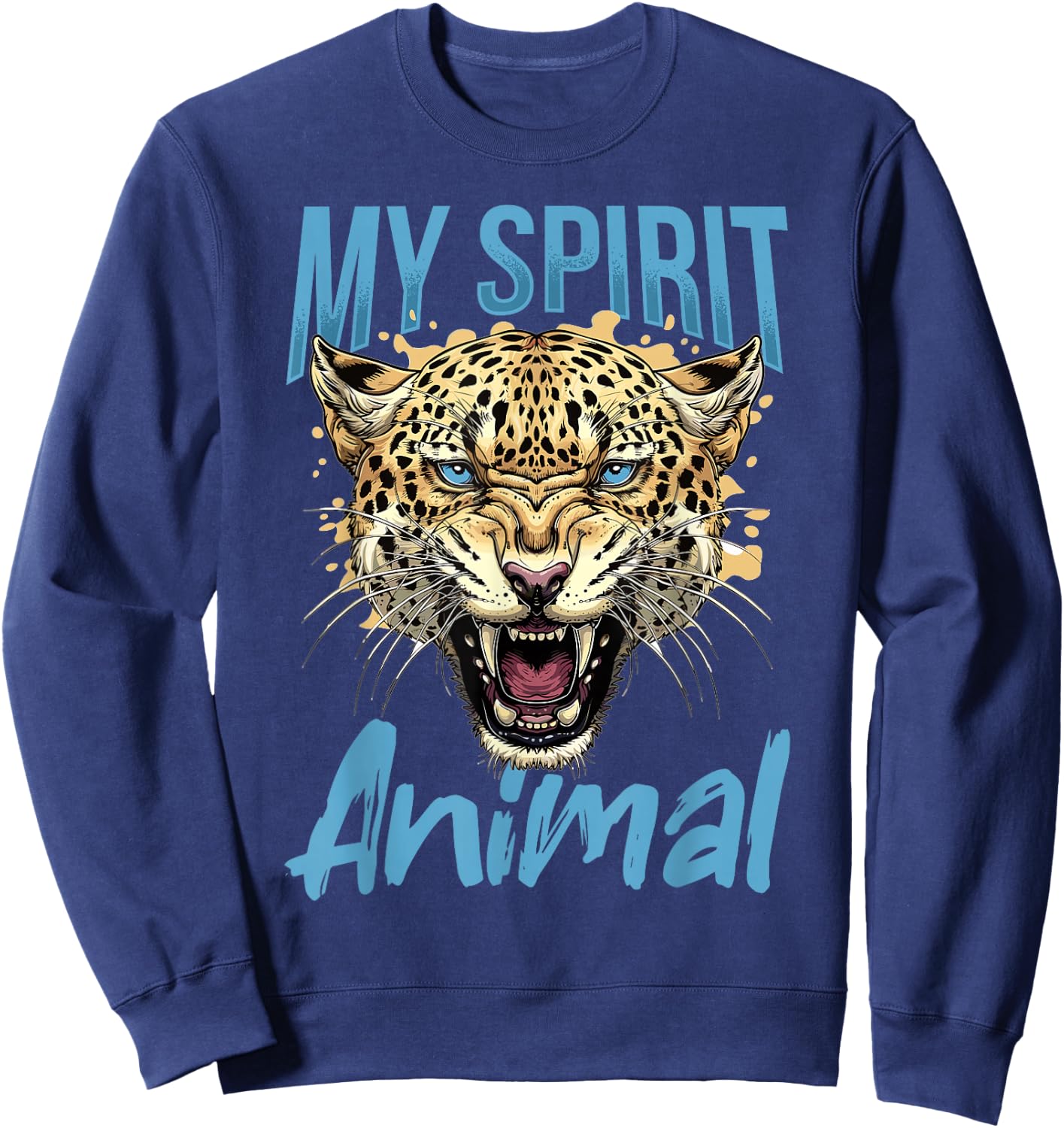 Funny Jaguar Animal my spirit animal Sweatshirt - Sweatshirt | Navy