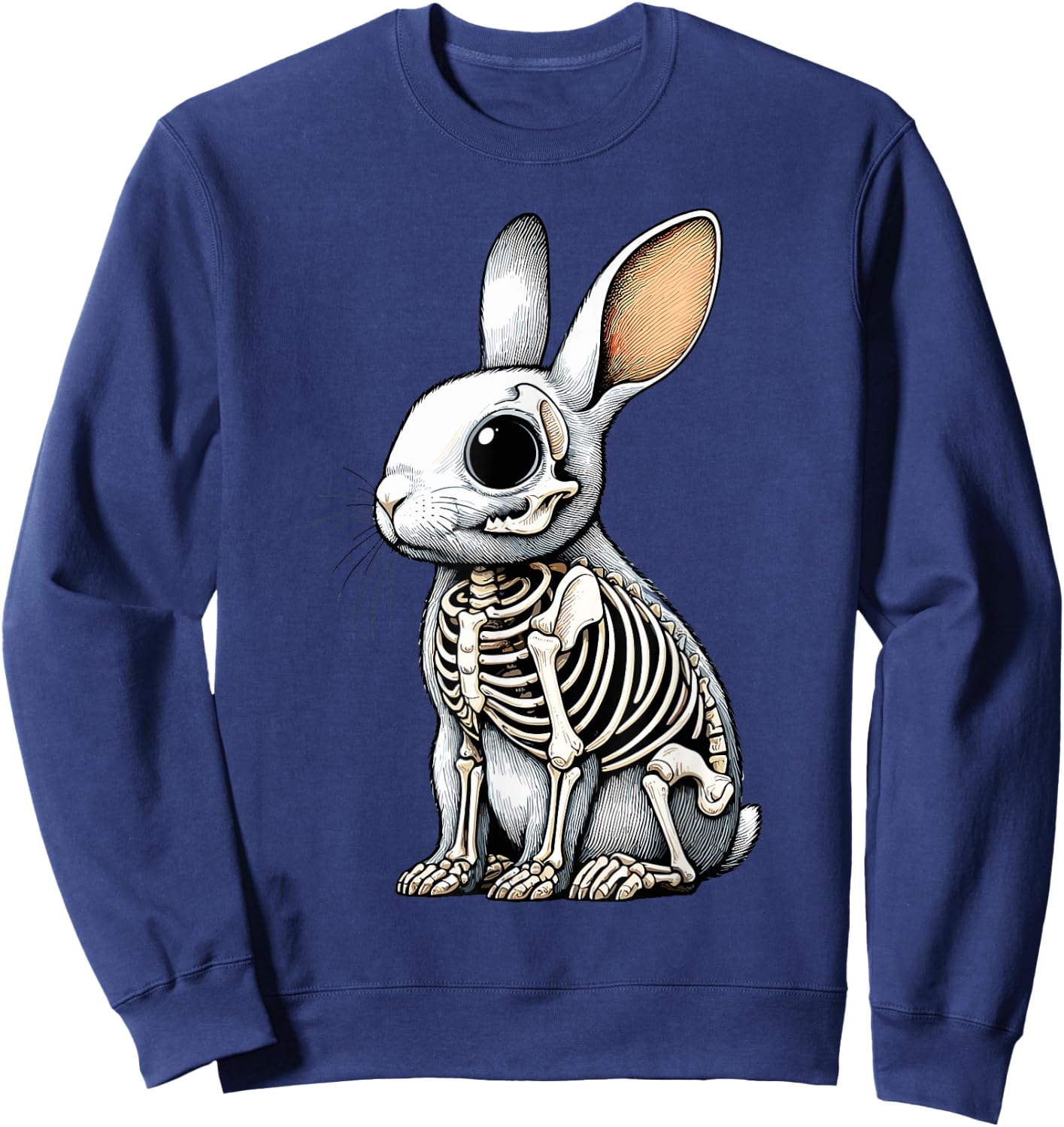 X-ray Rabbit Body Anatomy Radiography Skeleton Sweatshirt - Sweatshirt | Navy