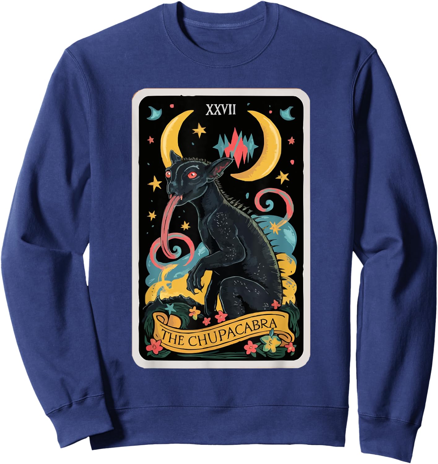 Chupacabra Legendary Creature Mythical Beast Cryptozoology Sweatshirt - Sweatshirt | Navy