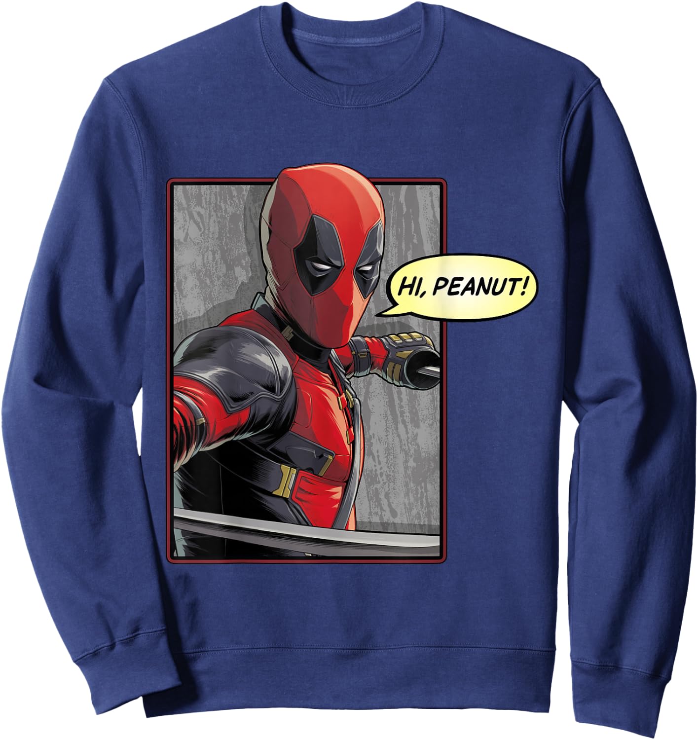 Marvel Studios Deadpool & Wolverine Deadpool Hi Peanut Sweatshirt - Sweatshirt | Navy