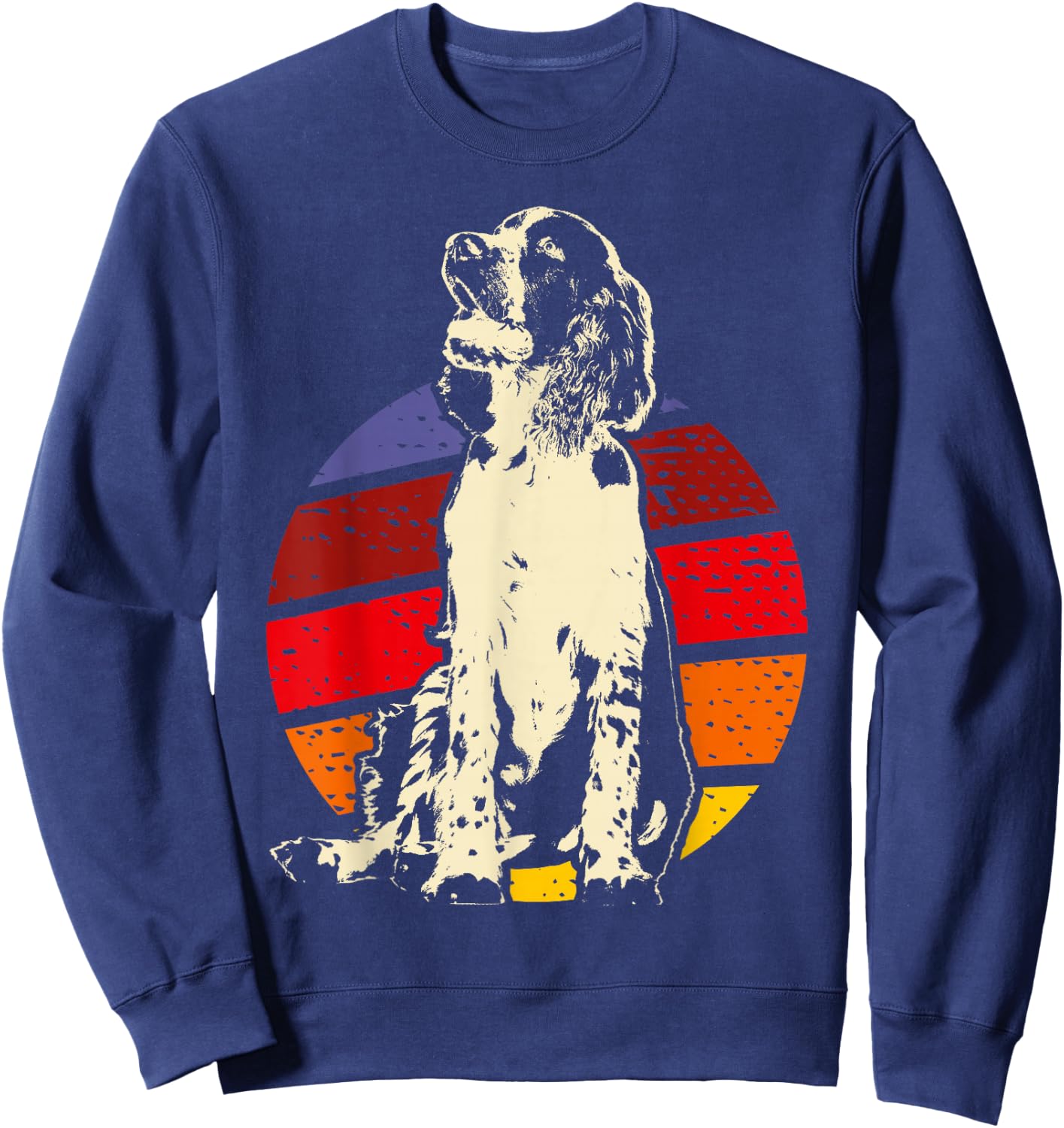 English Springer Spaniel Dog Sweatshirt - Sweatshirt | Navy