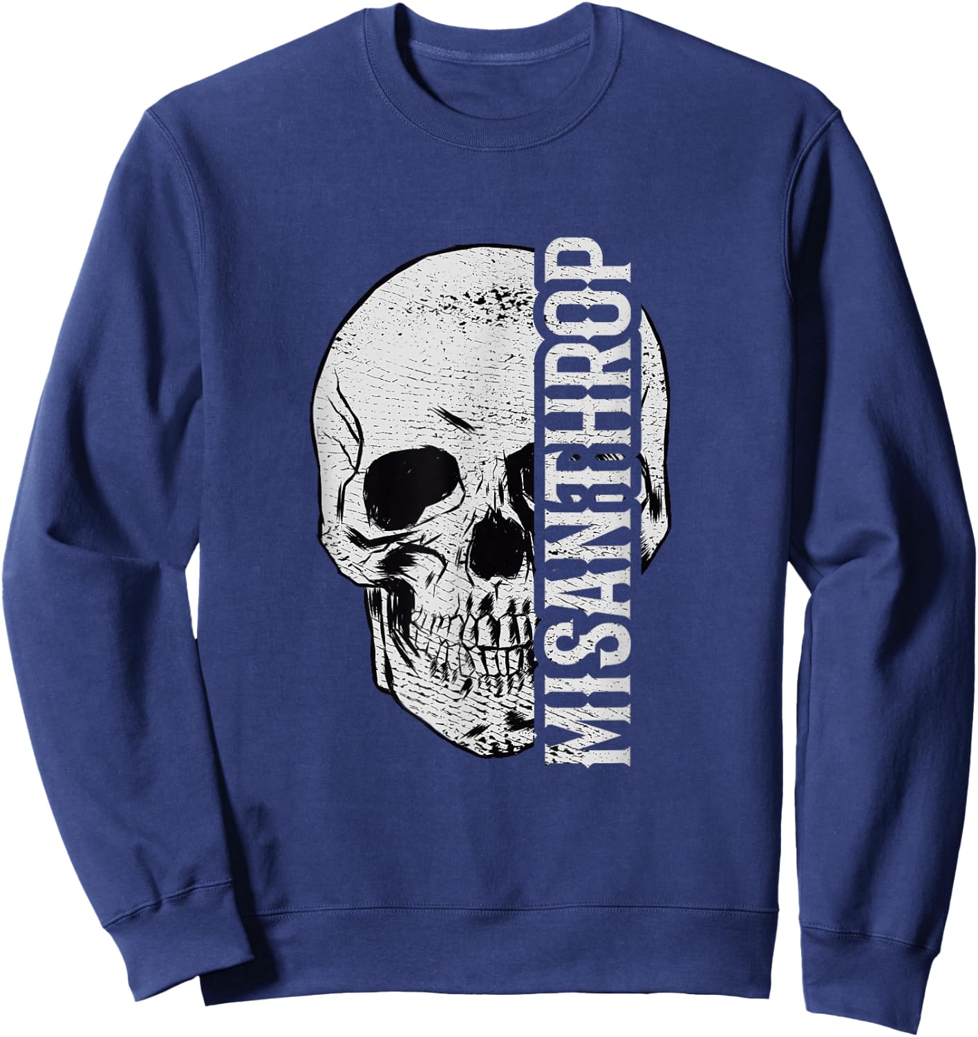 Provokantes Misanthrop Menschenhasser Sweatshirt - Sweatshirt | Navy