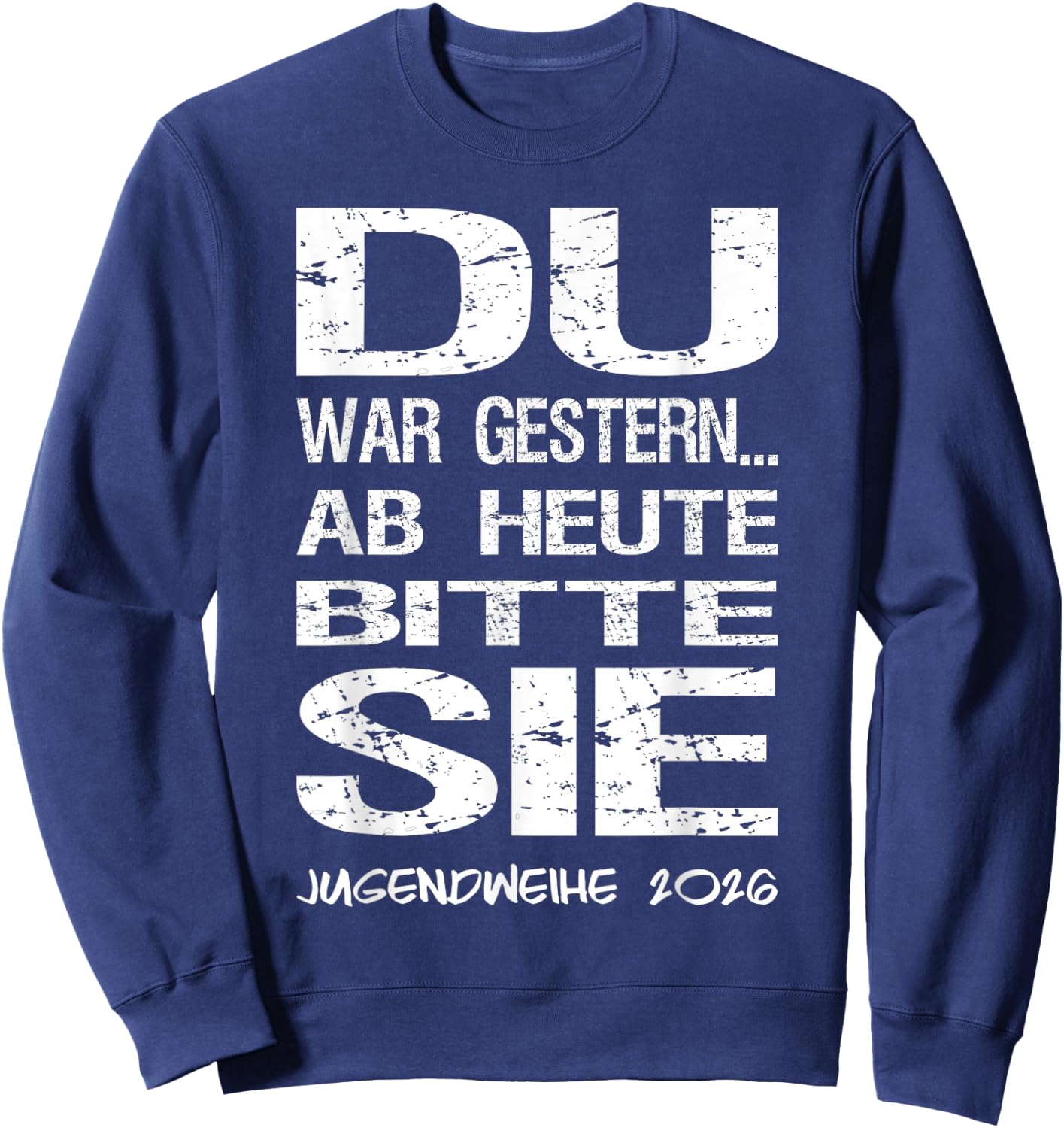 Jugendweihe 2026 Gästebuch Sweatshirt - Sweatshirt | Navy