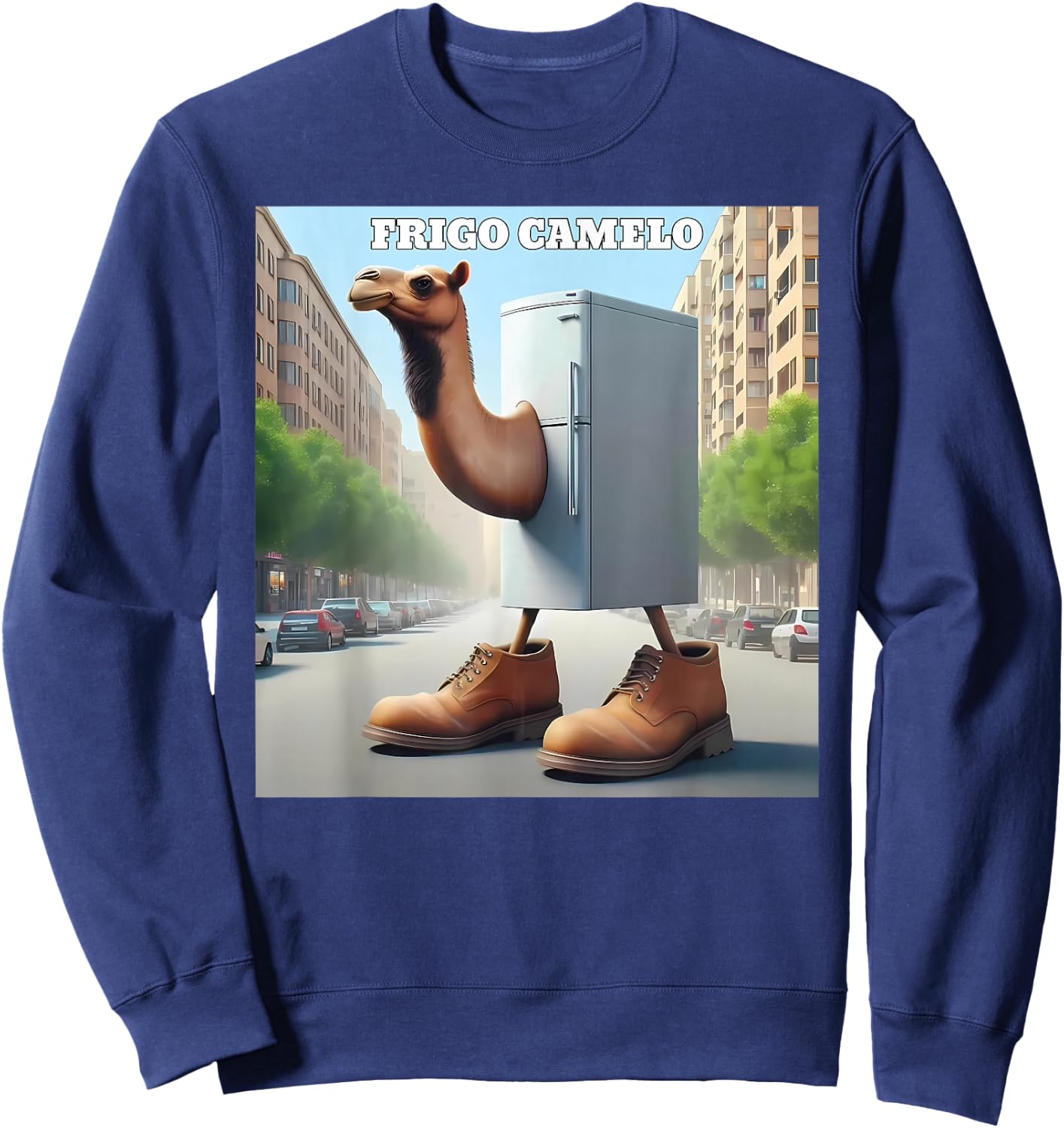 Frigo Camelo Camel Meme Sweatshirt - Sweatshirt | Navy
