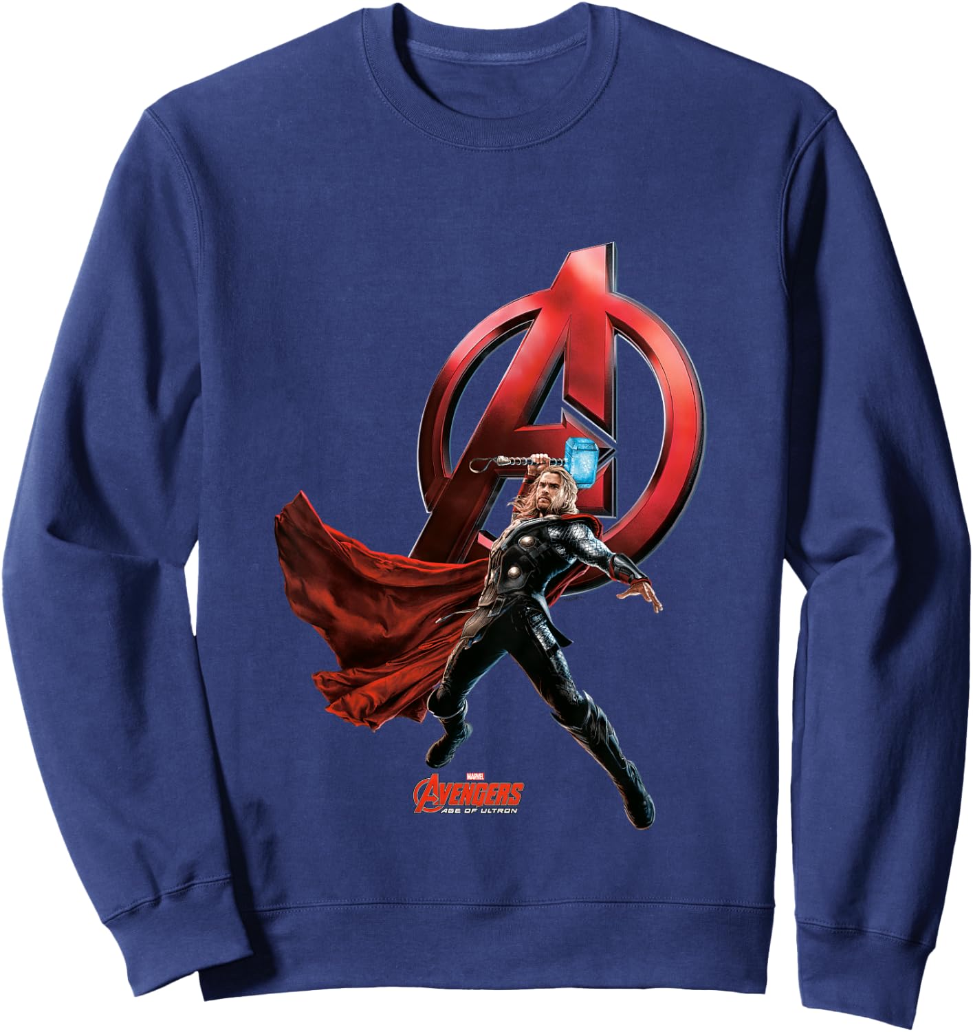 Kids Avengers Age Of Ultron Thor Sweatshirt - Sweatshirt | Navy