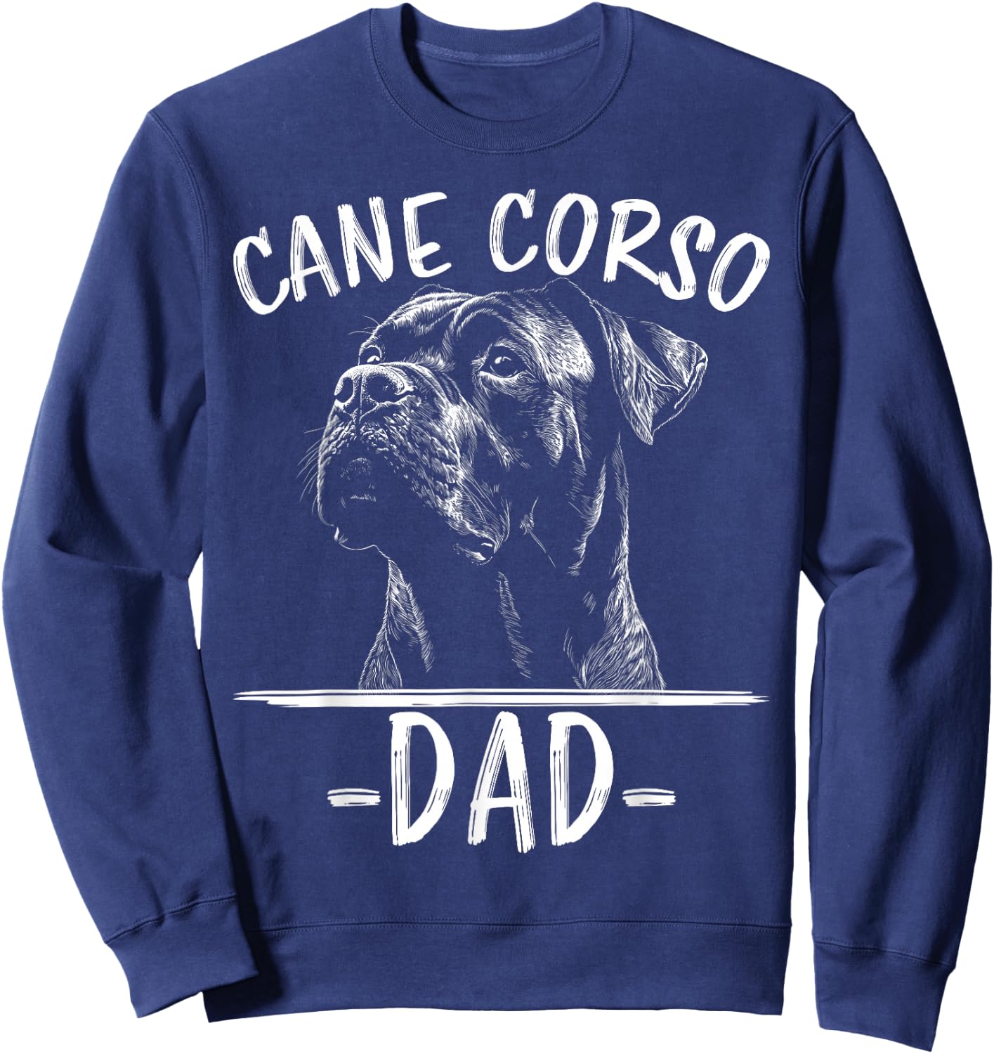 Cane Corso Papa Hund Cane Corso Sweatshirt - Sweatshirt | Navy