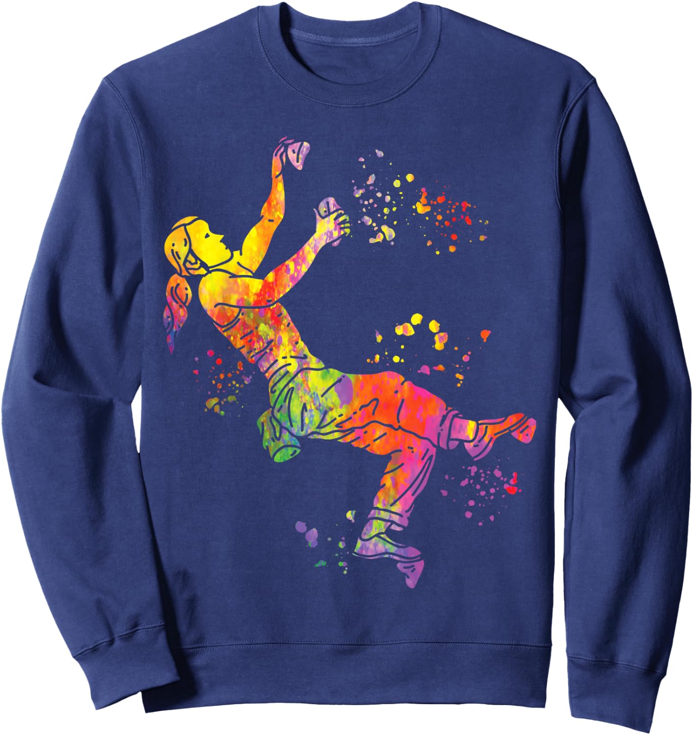Boulderer Colorsplash Boulder Children's Bouldering Sweatshirt - Sweatshirt | Navy