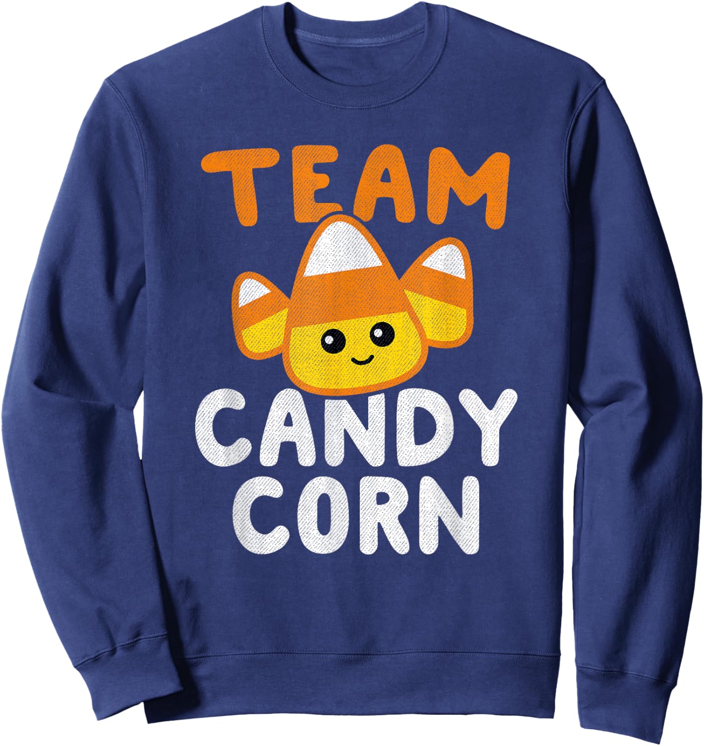 Halloween Team Candy Corn Funny Lazy Costume Kids Women Gift Sweatshirt - Sweatshirt | Navy