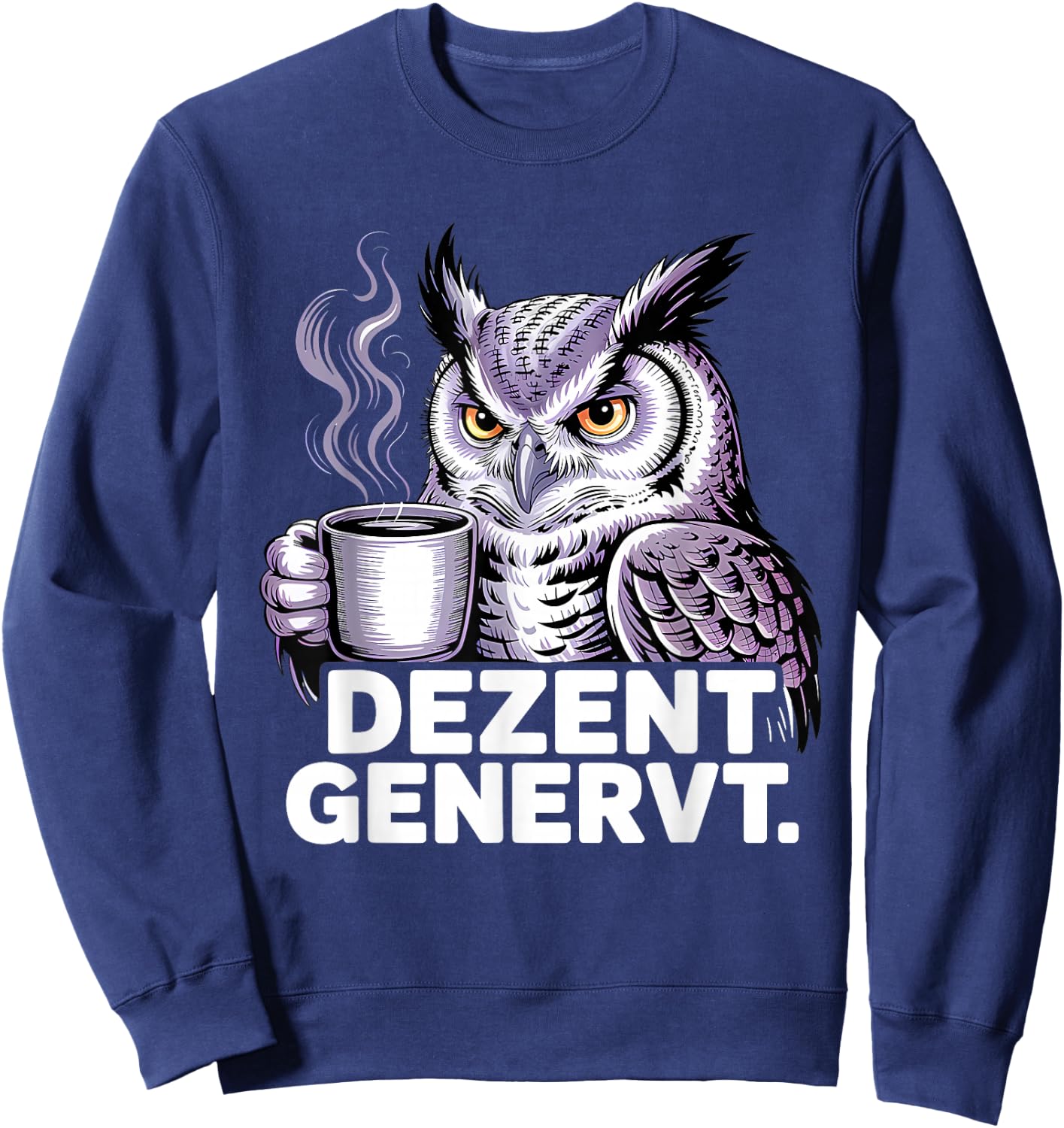 Dezent Genervt Sweatshirt - Sweatshirt | Navy