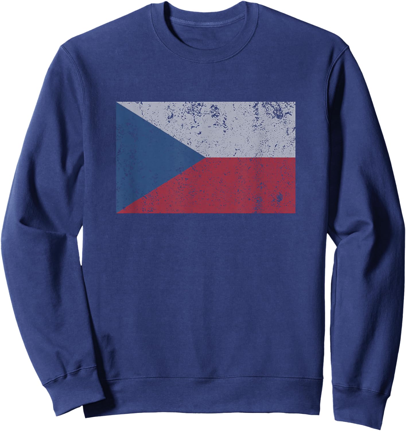 Czech Republic Flag Czechoslovakia Ceske Republiky T Shirt Sweatshirt - Sweatshirt | Navy
