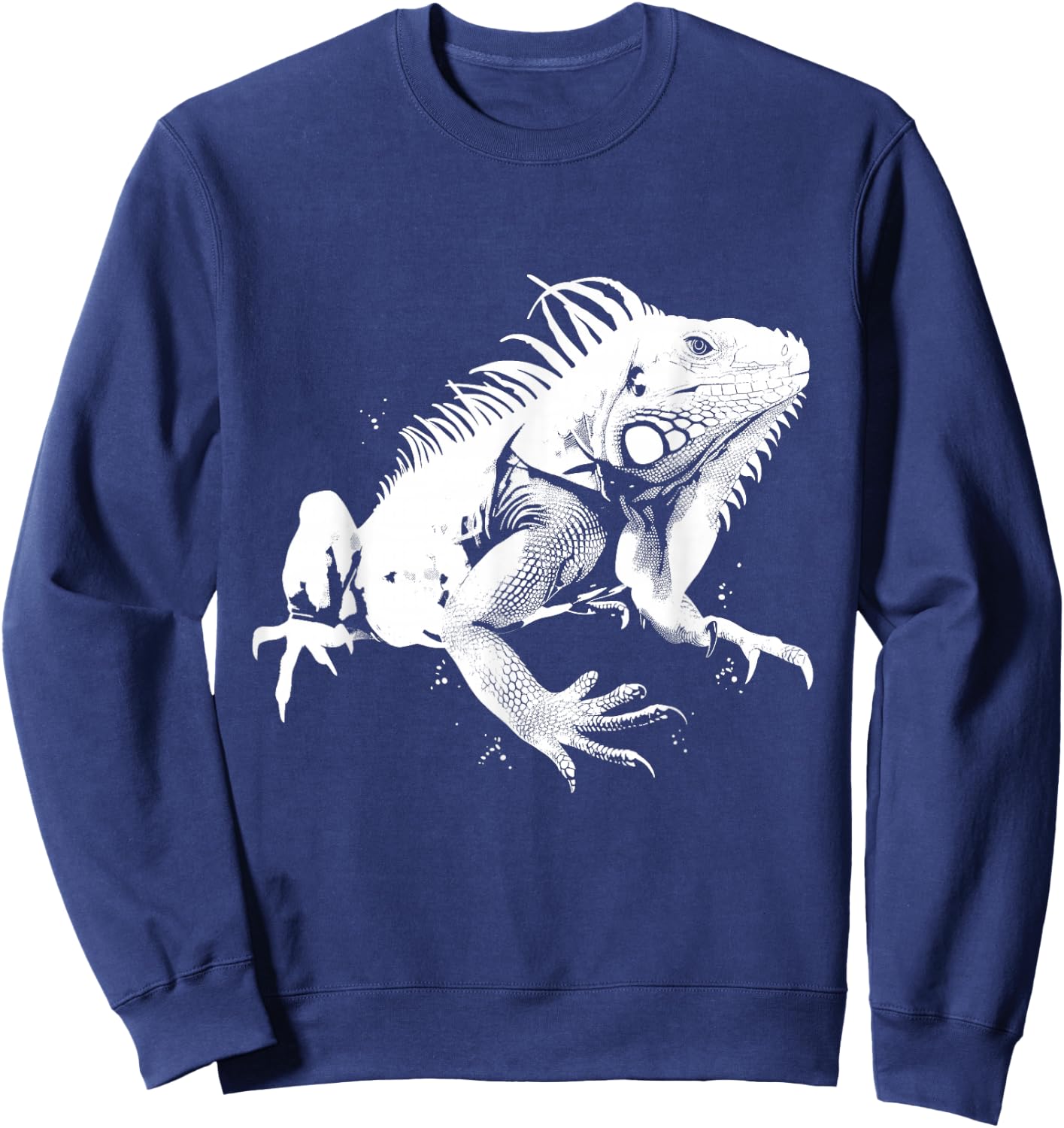 Iguana Reptile Lover Iguana Hunting Hunter Lizard Sweatshirt - Sweatshirt | Navy