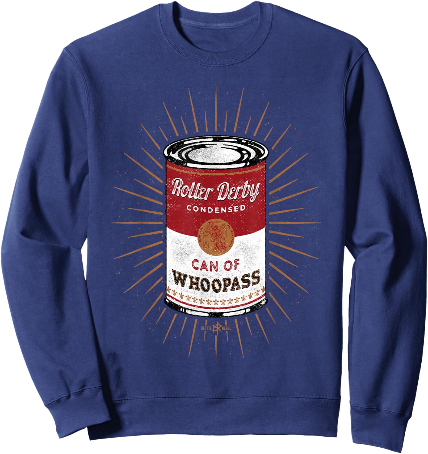Roller Derby Can of Whoopass shirt Sweatshirt - Sweatshirt | Navy