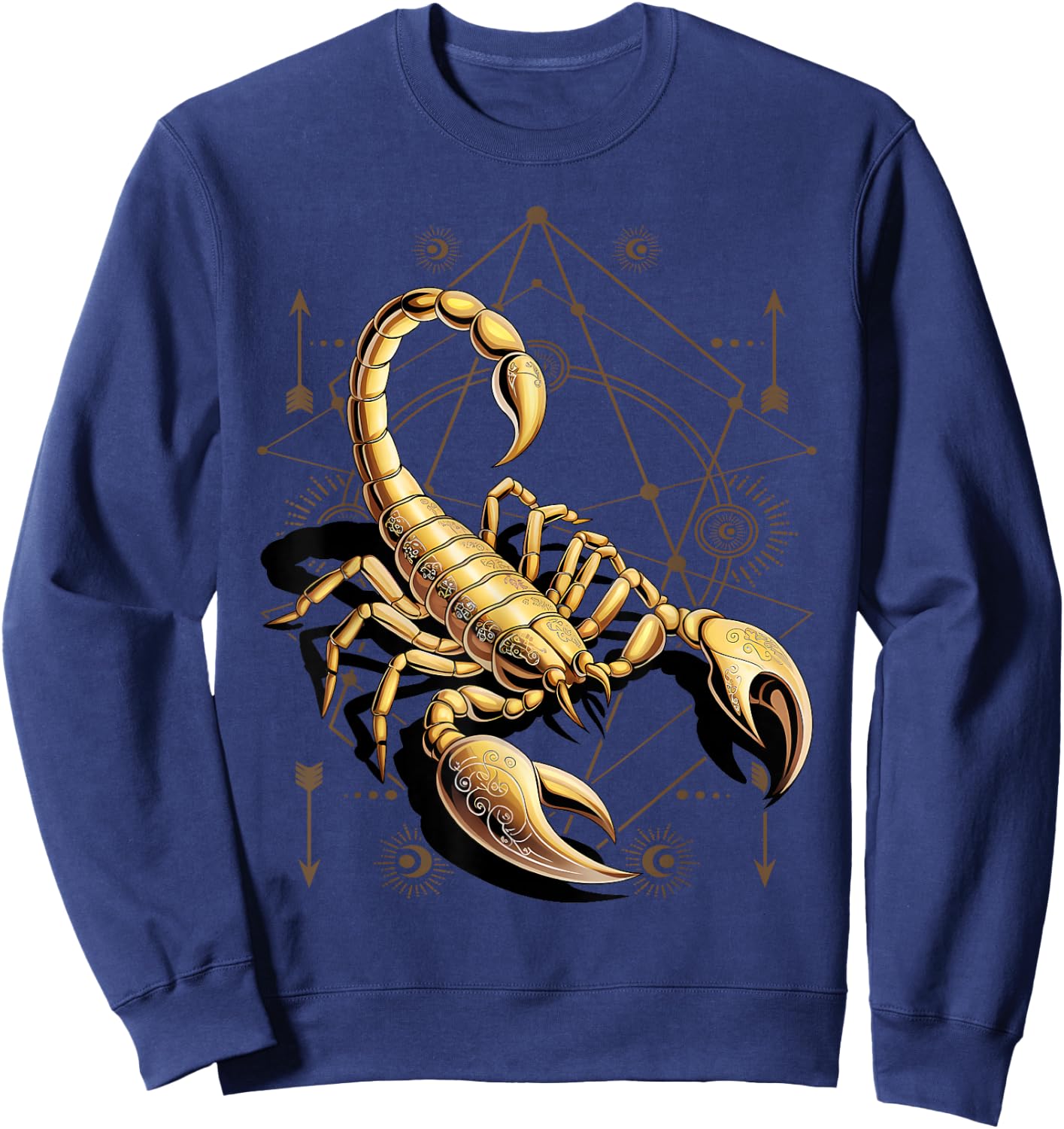 Art Animal Scorpion Sweatshirt - Sweatshirt | Navy