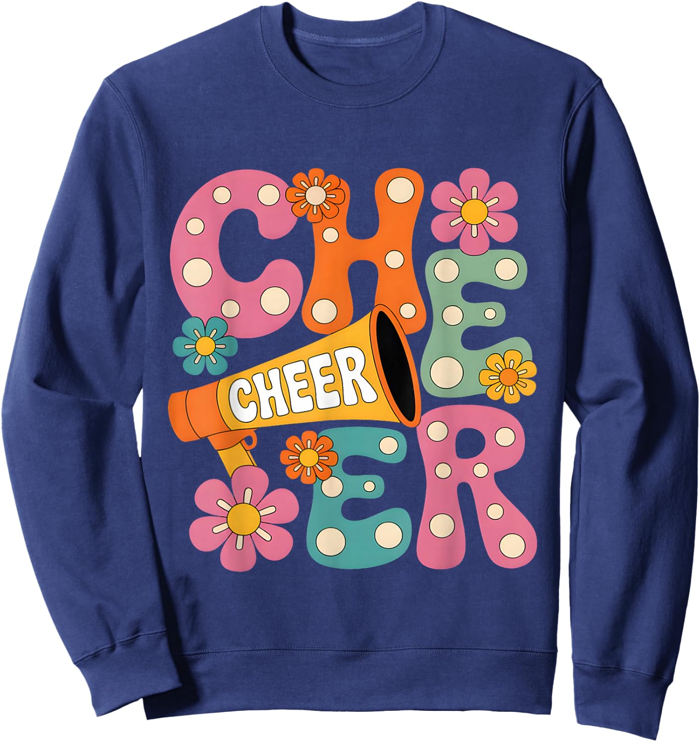 Cheerleading Cheer Team Cheerleader Sweatshirt - Sweatshirt | Navy