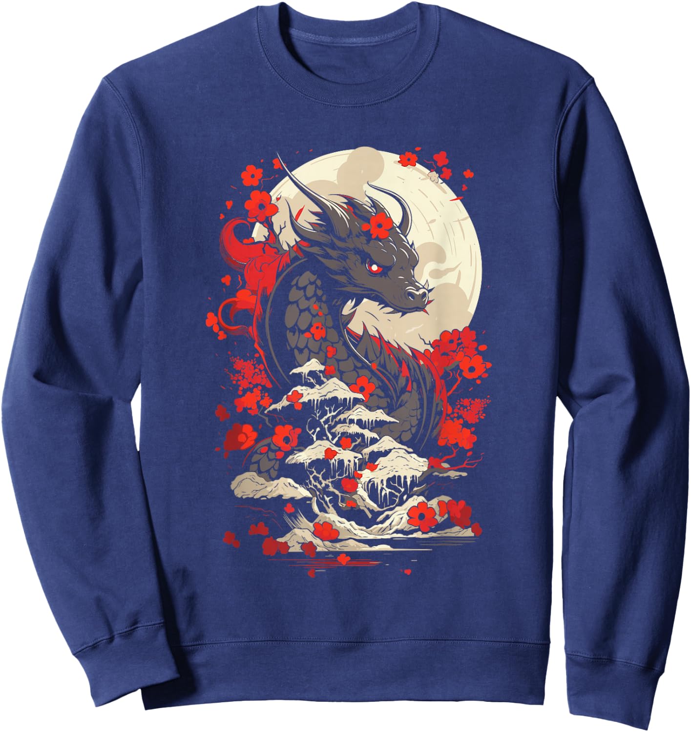 Year Of The Dragon - Zodiac Lunar New Year 2024 Sweatshirt - Sweatshirt | Navy